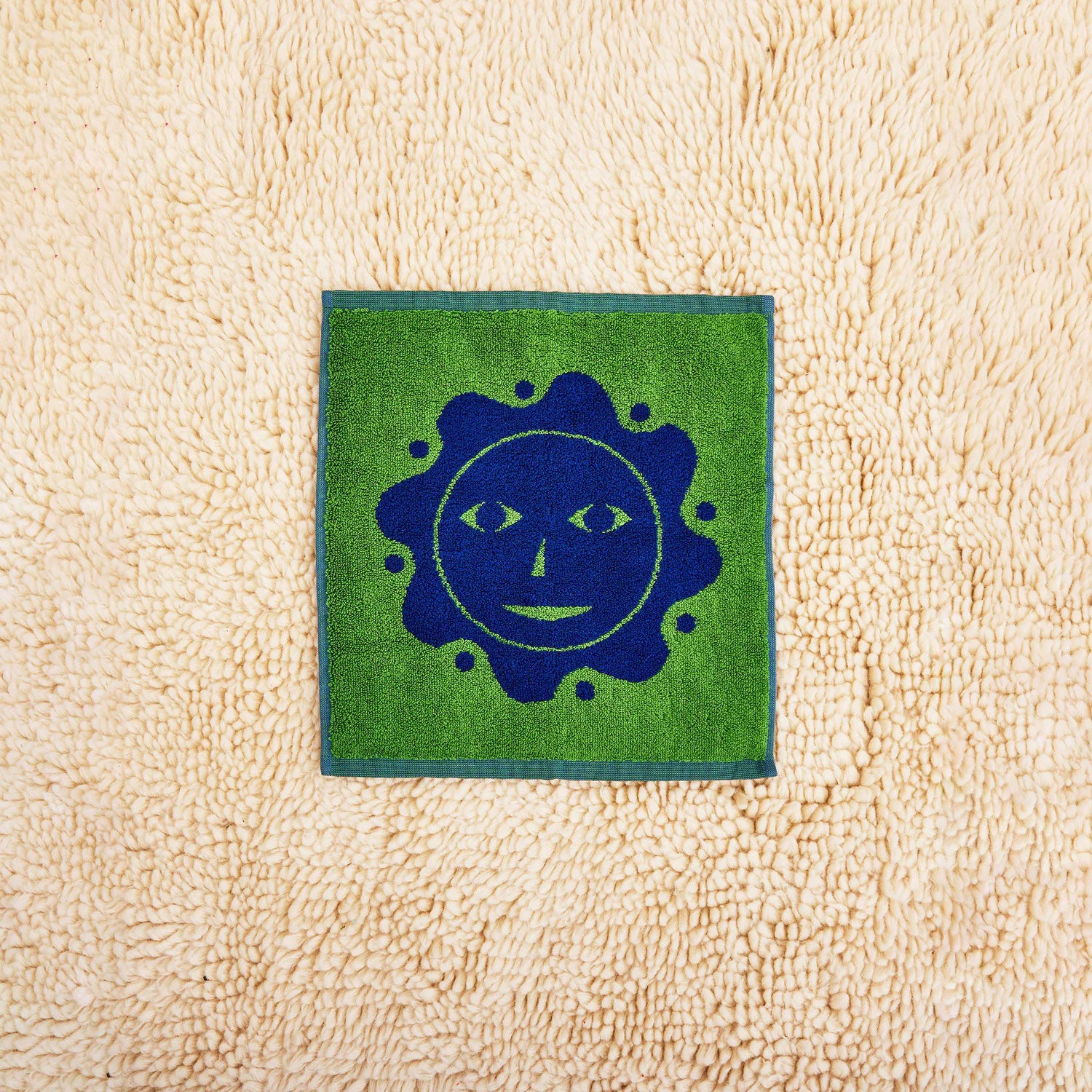 Dusen Dusen Terra Pattern Washcloth - Everybody Sun