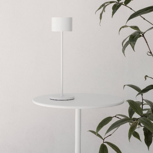 Blomus Farol Rechargable LED Indoor or Outdoor Table Lamp - Dimmable - Varying Light Colors