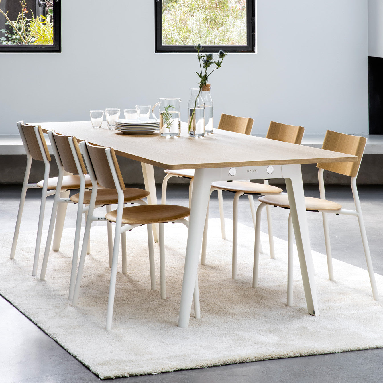 TIPTOE NEW MODERN dining table - eco-certified wood