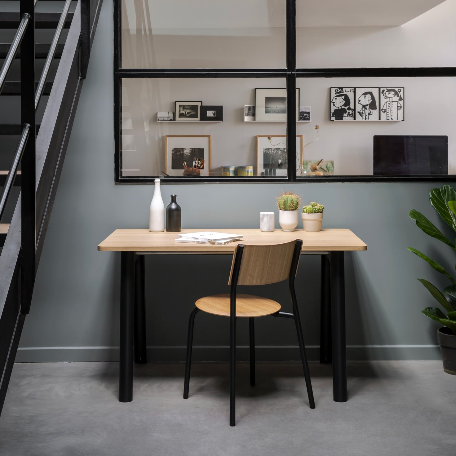 Tiptoe New Modern Desk - Eco-Certified Wood