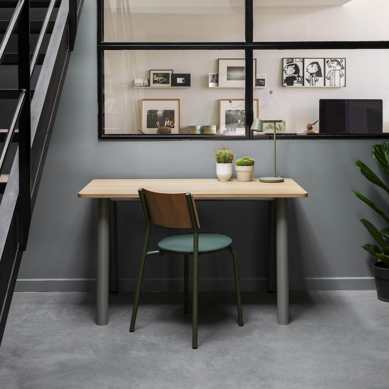 Tiptoe New Modern Desk - Eco-Certified Wood