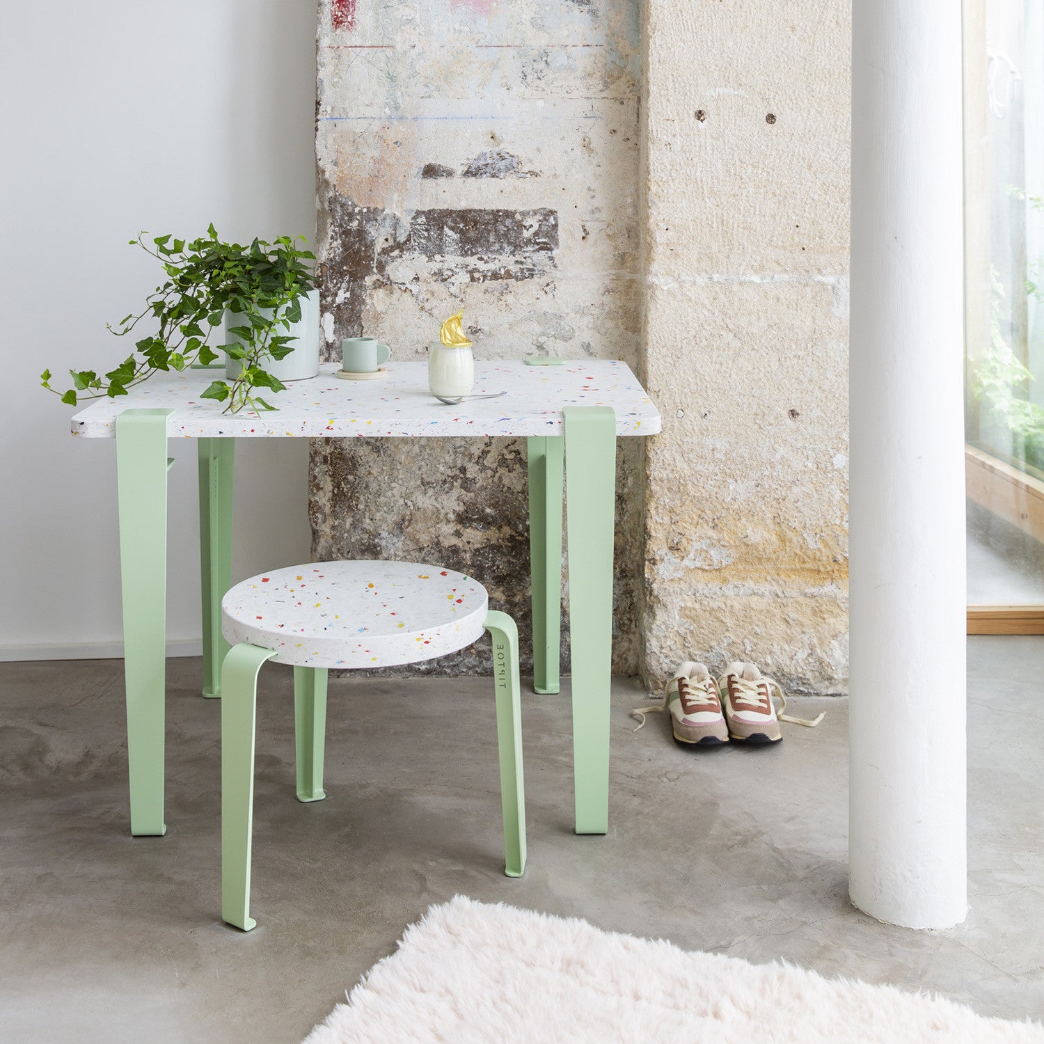 TIPTOE kids stool - recycled plastic Tutti Frutti