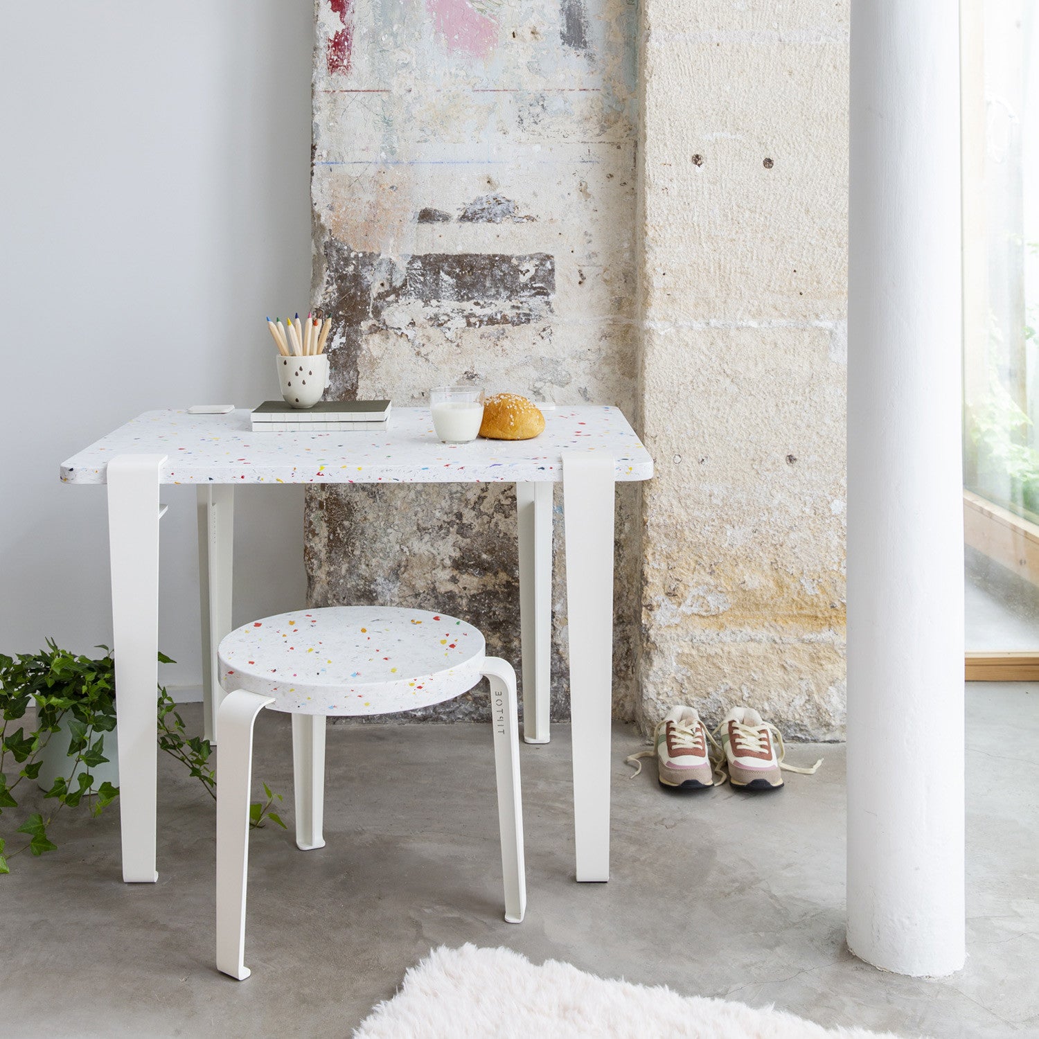 TIPTOE kids desk 70x50cm - recycled plastic Tutti Frutti