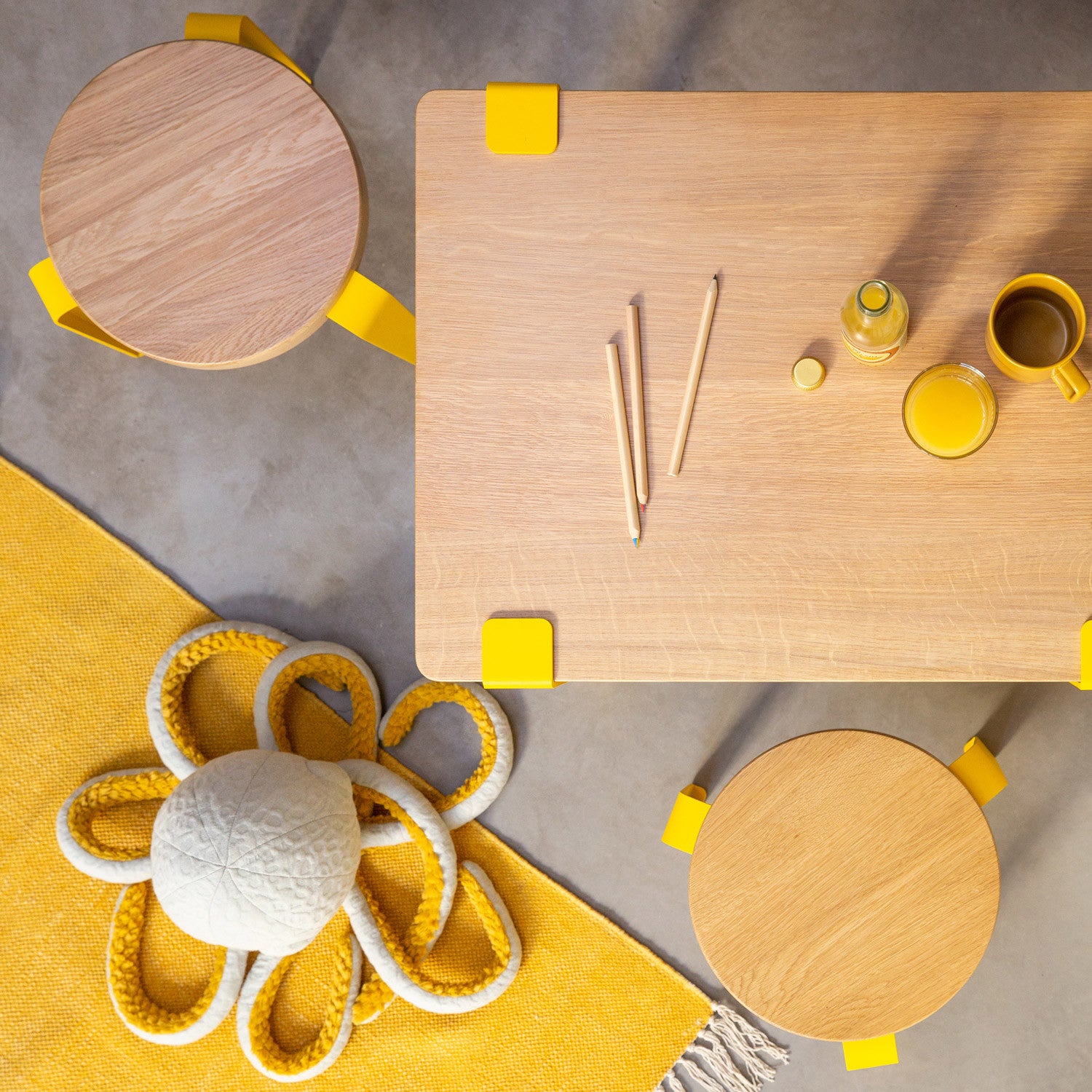 TIPTOE kids stool - solid oak