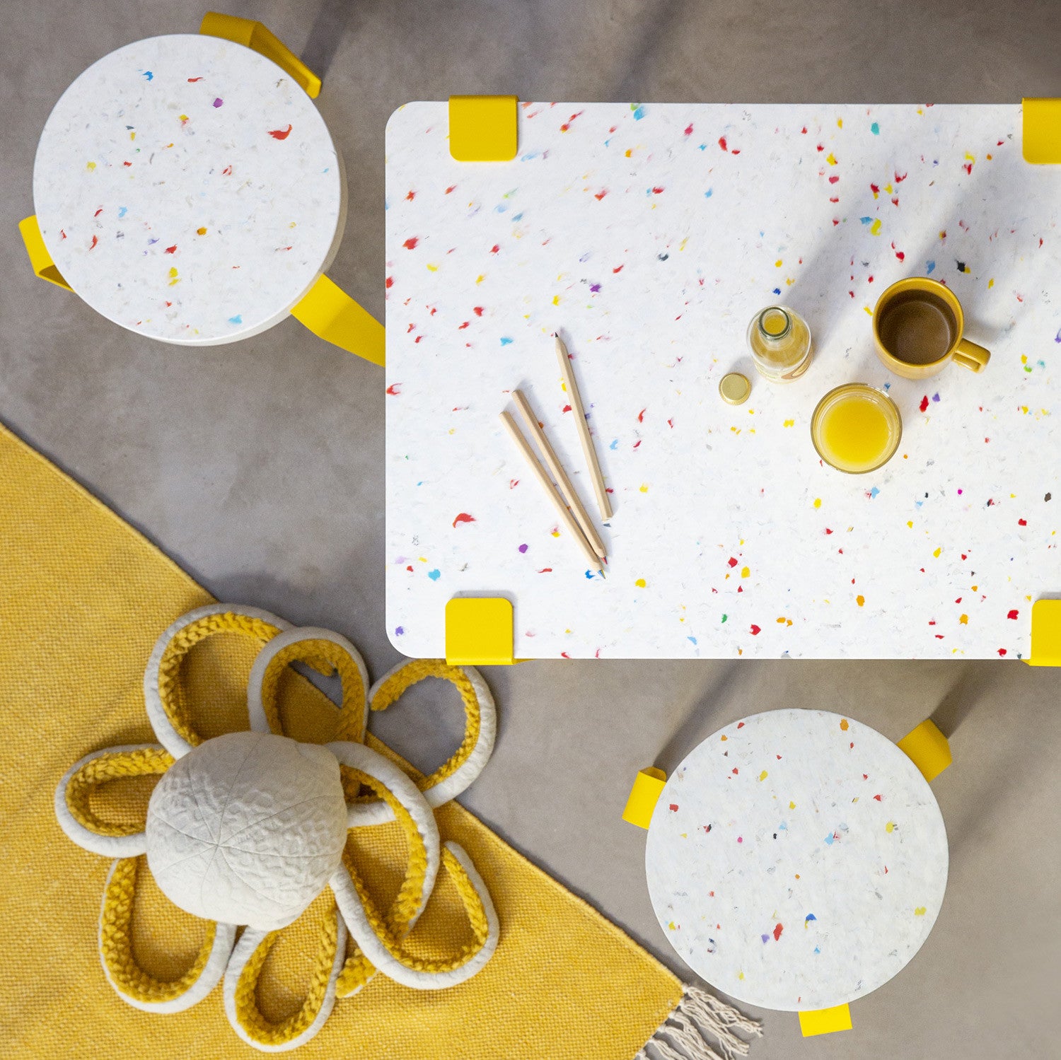 TIPTOE kids stool - recycled plastic Tutti Frutti
