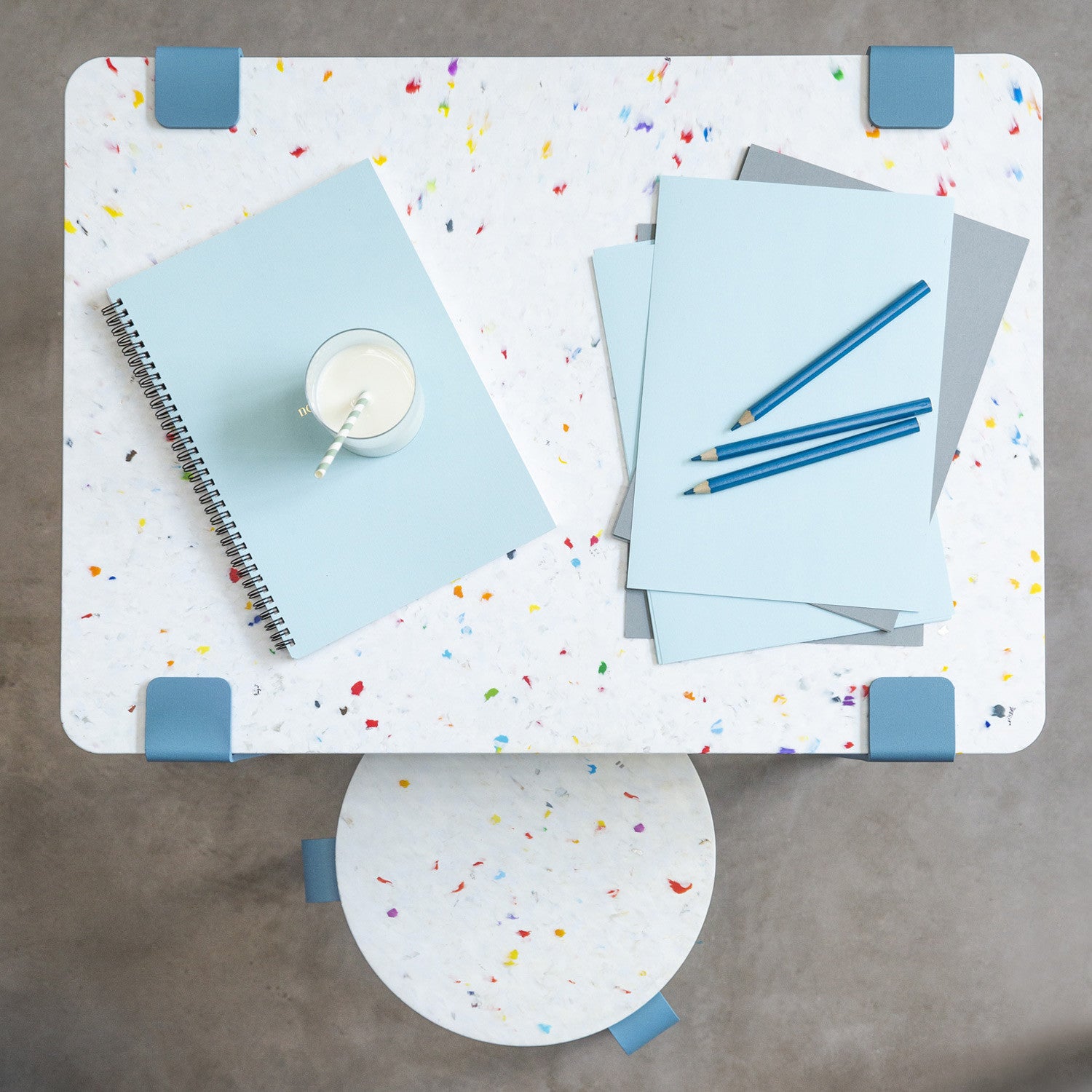 TIPTOE kids stool - recycled plastic Tutti Frutti