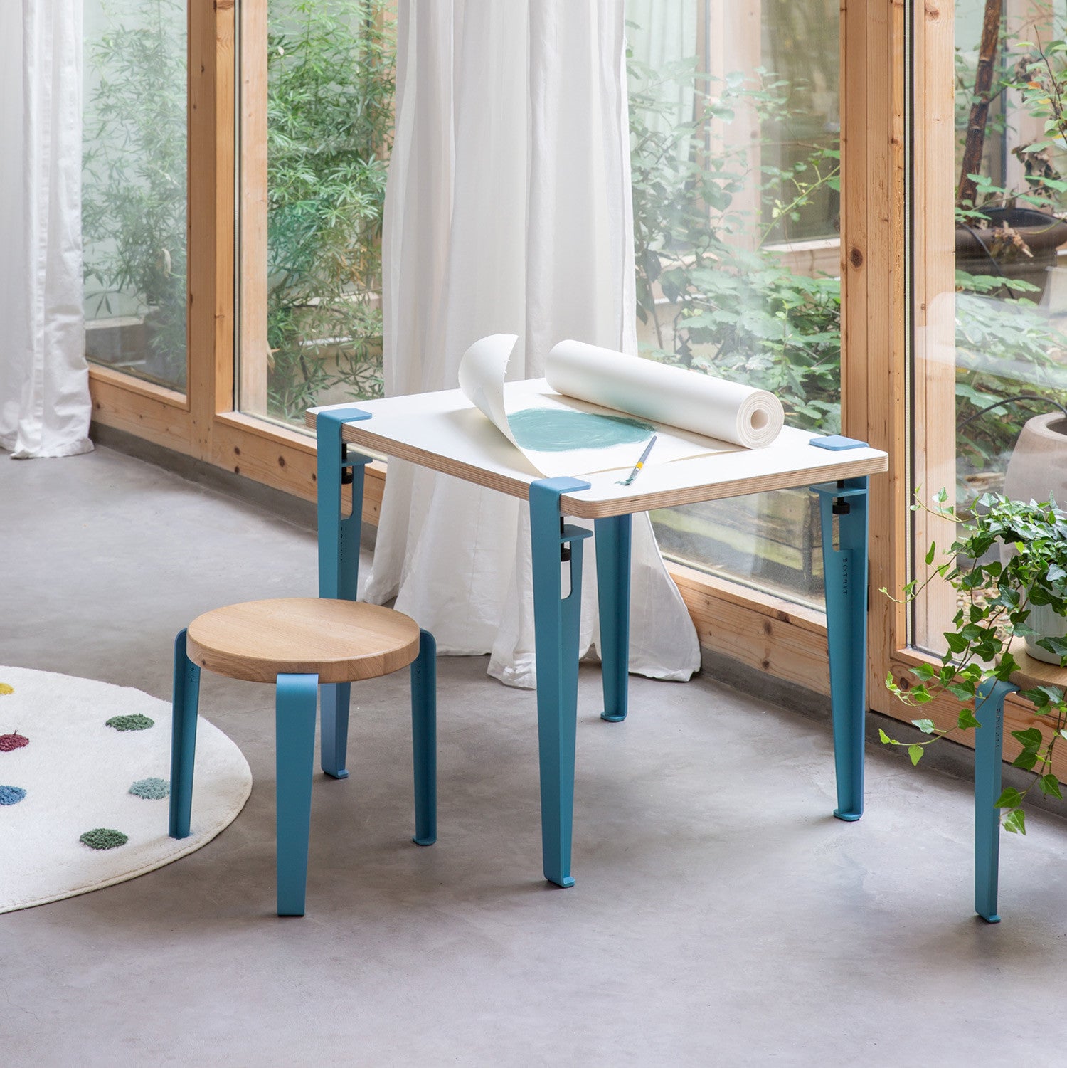 TIPTOE kids desk 70x50cm - Vice Versa blackboard