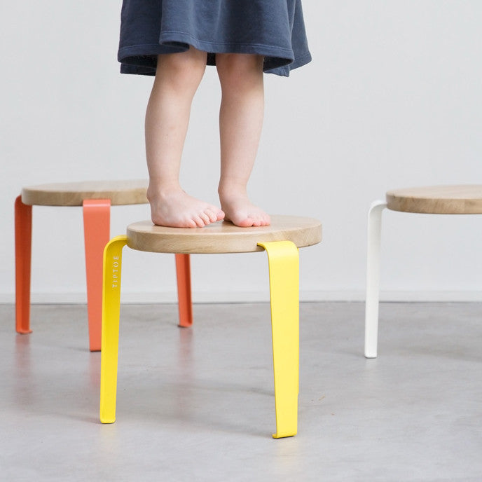 TIPTOE kids stool - solid oak