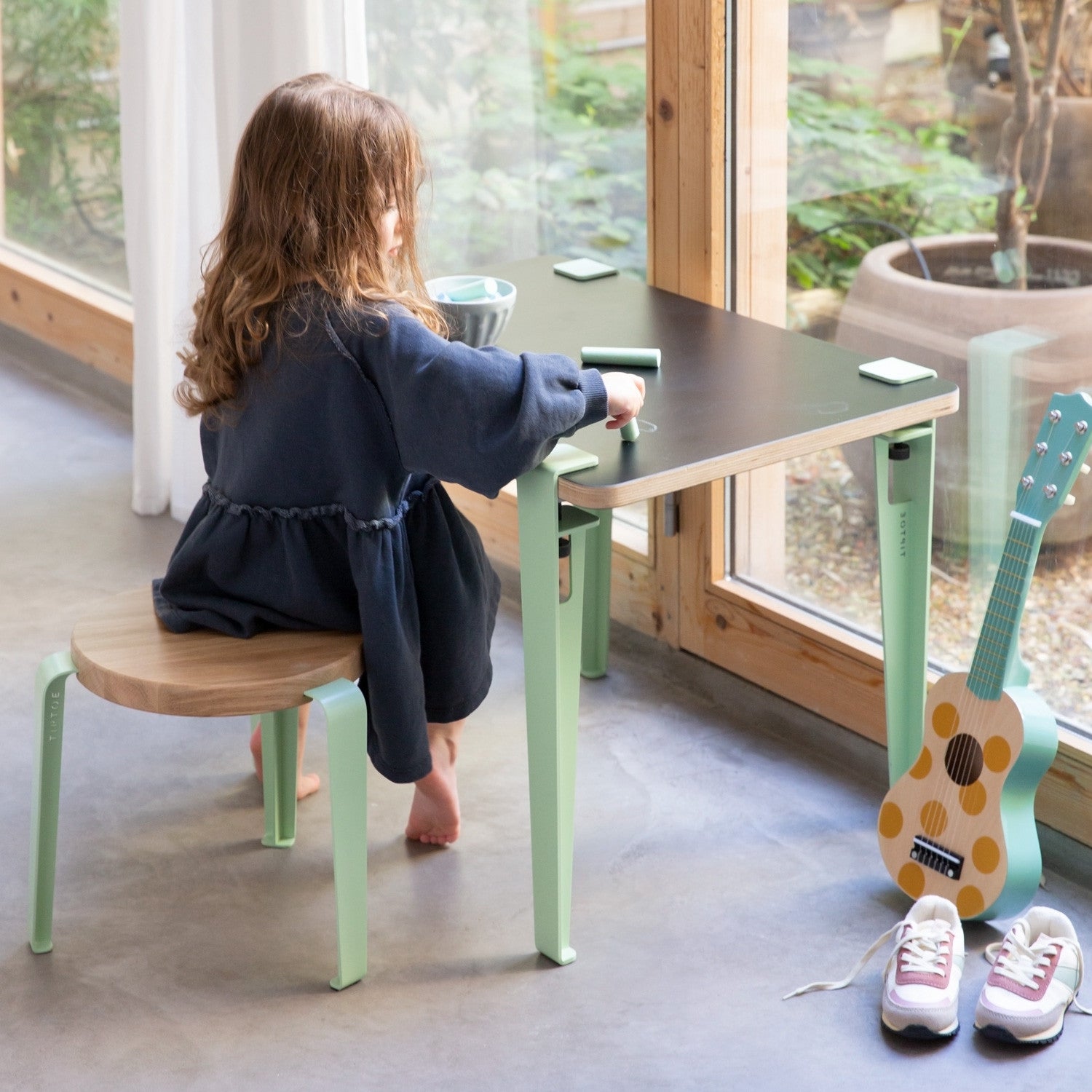 TIPTOE kids desk 70x50cm - Vice Versa blackboard