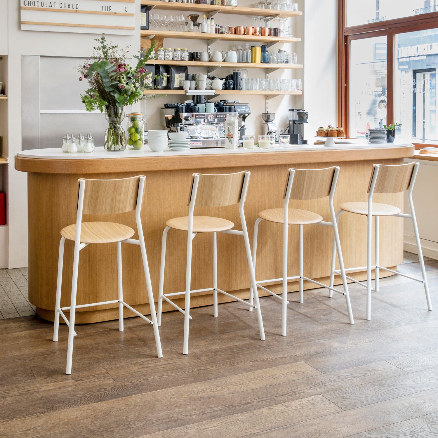 TIPTOE SSD bar chair - eco-certified wood