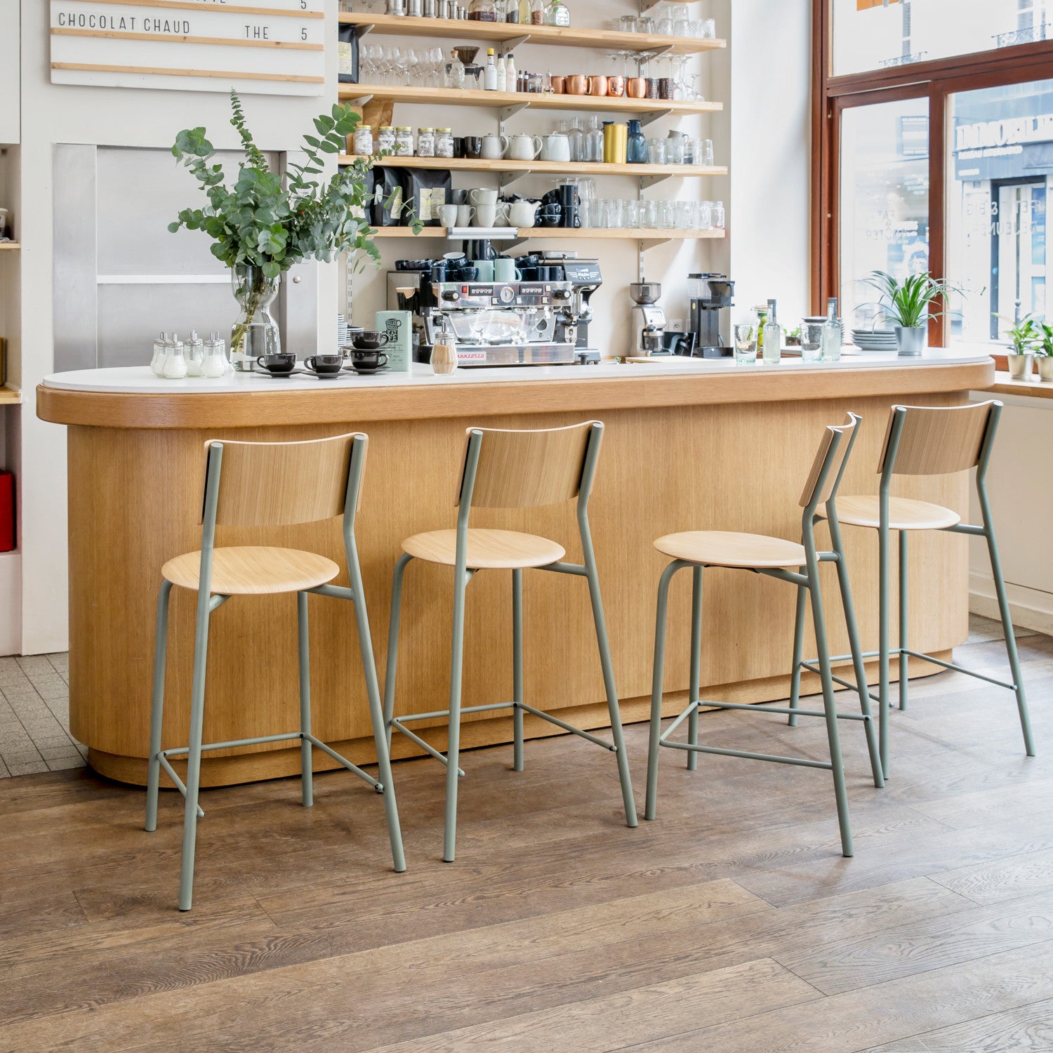 TIPTOE SSD bar chair - eco-certified wood