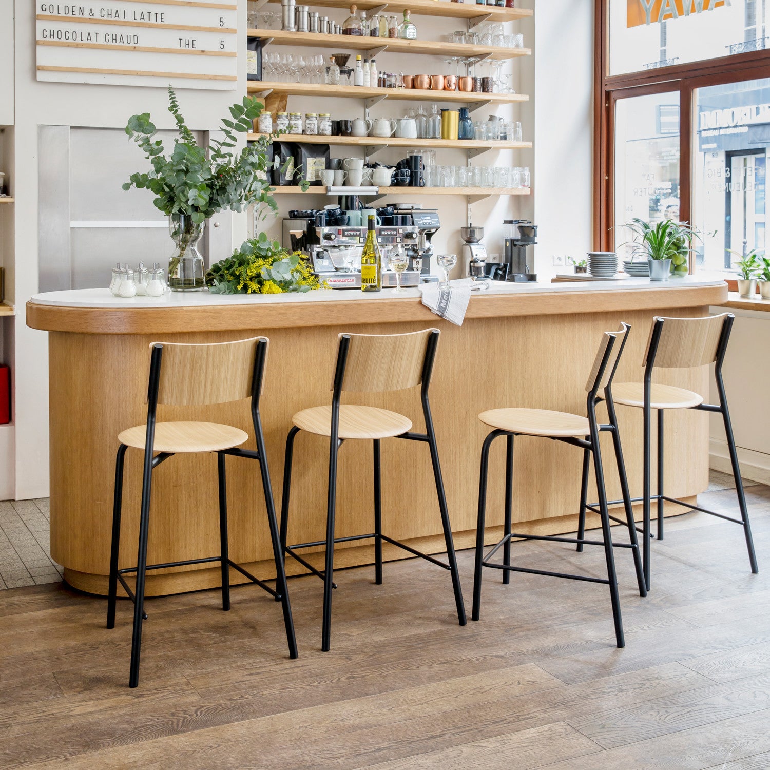 TIPTOE SSD bar chair - eco-certified wood