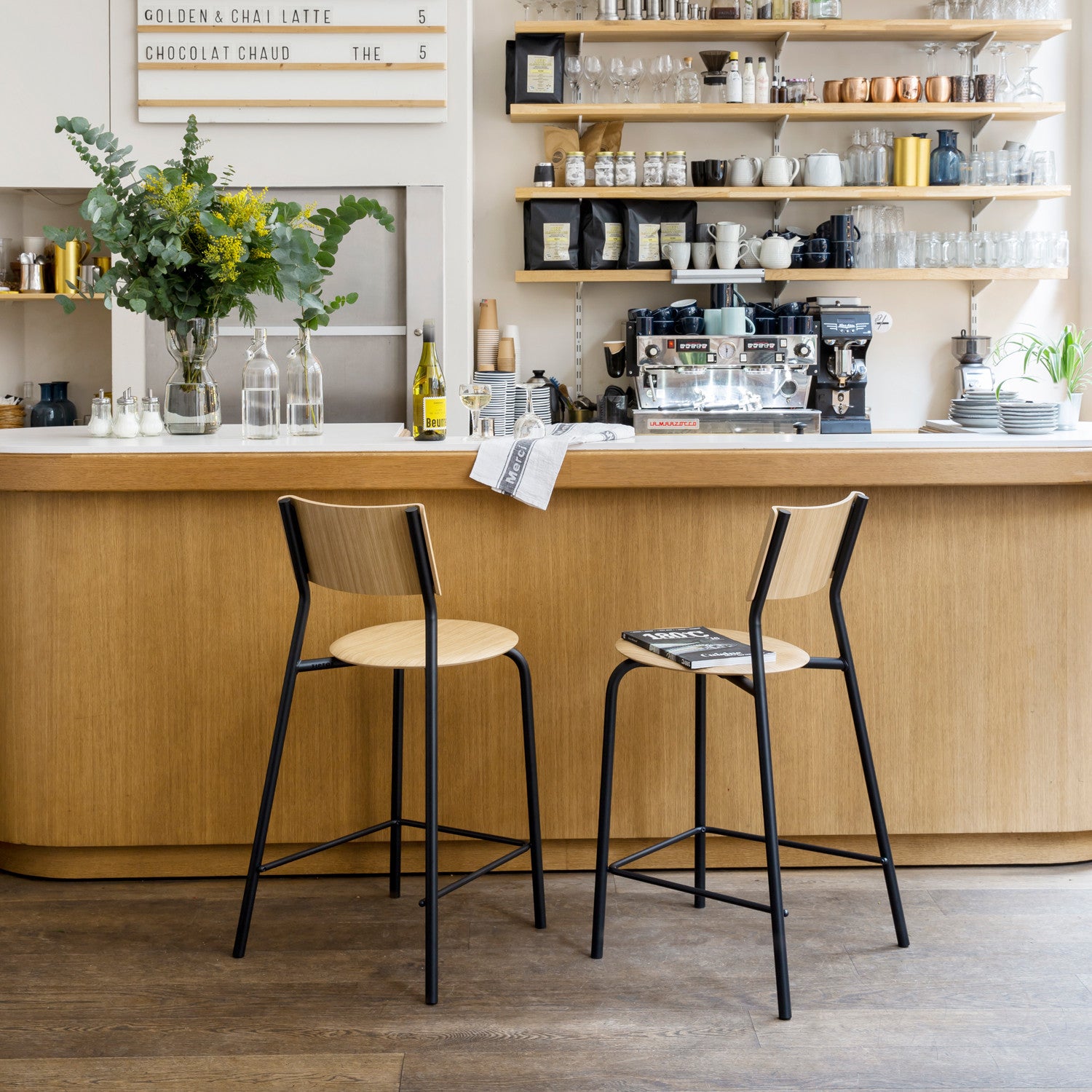 TIPTOE SSD bar chair - eco-certified wood