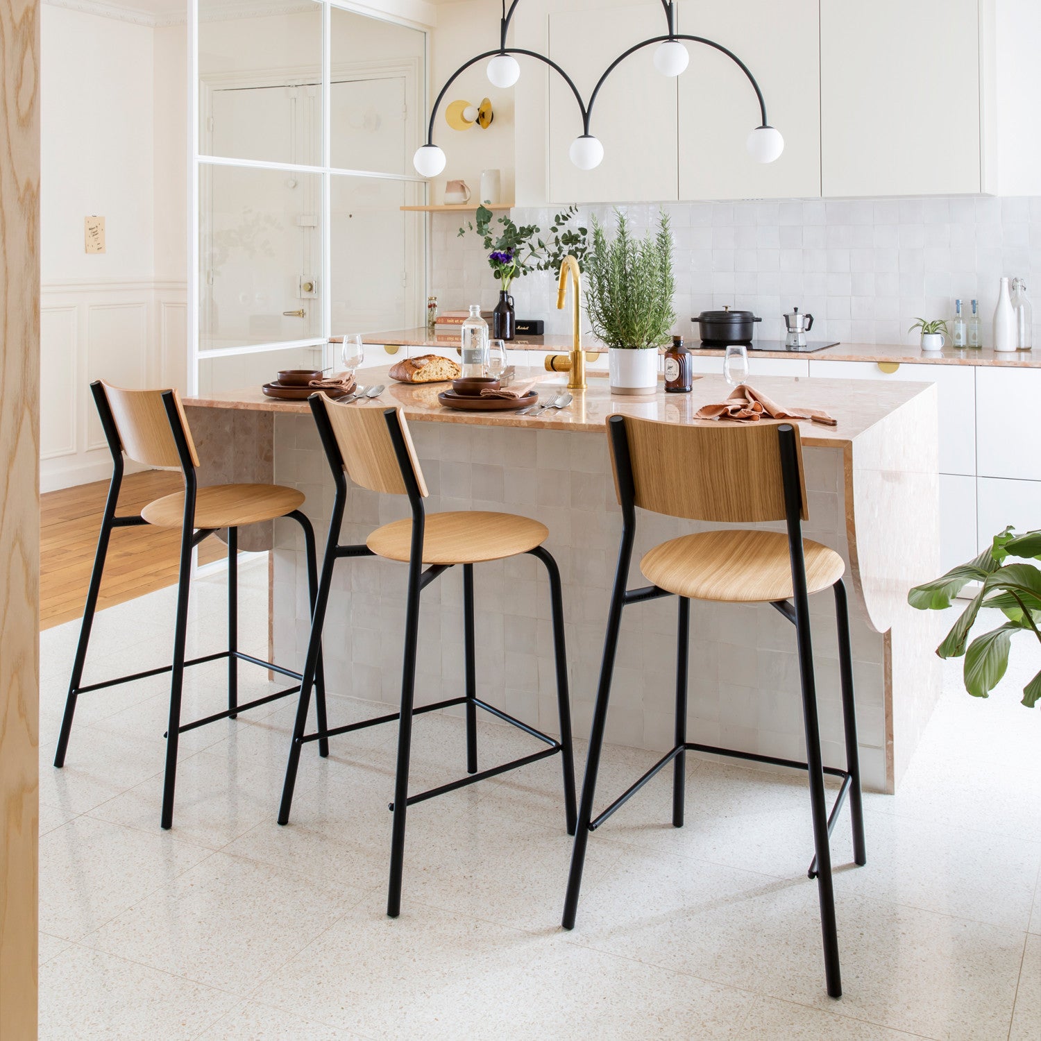TIPTOE SSD bar chair - eco-certified wood