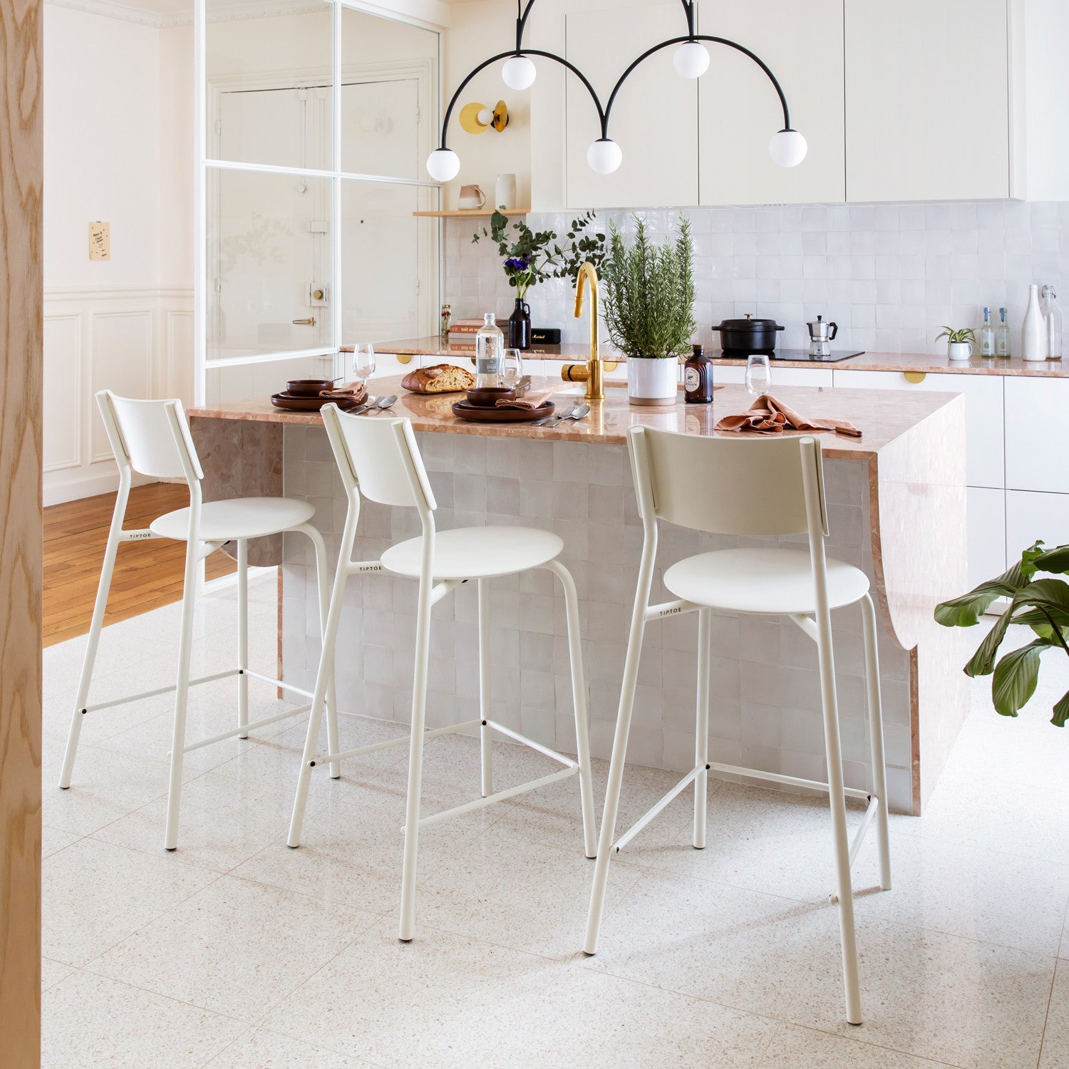 TIPTOE SSDr bar chair - recycled plastic
