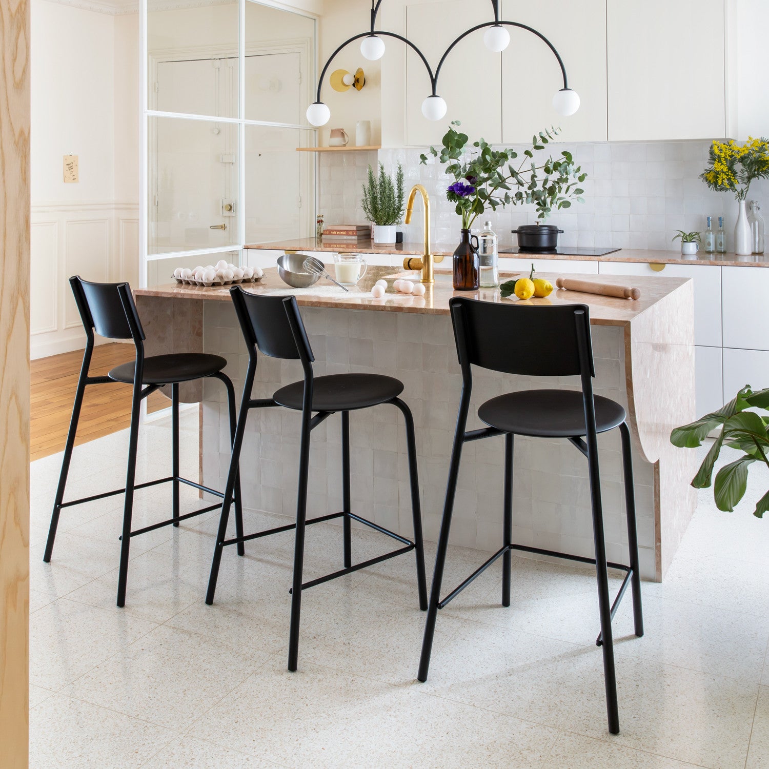 TIPTOE SSDr bar chair - recycled plastic