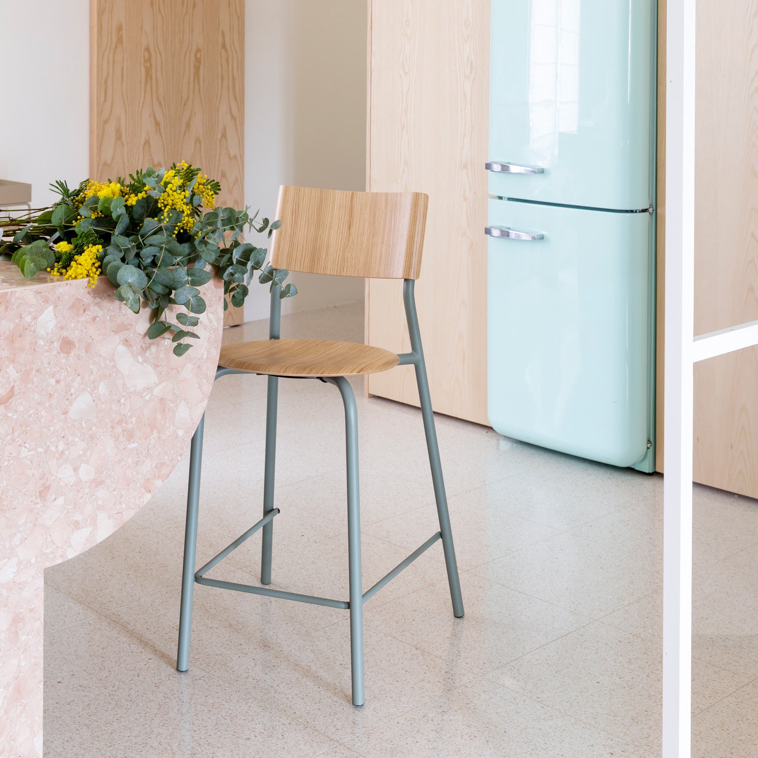 TIPTOE SSD bar chair - eco-certified wood