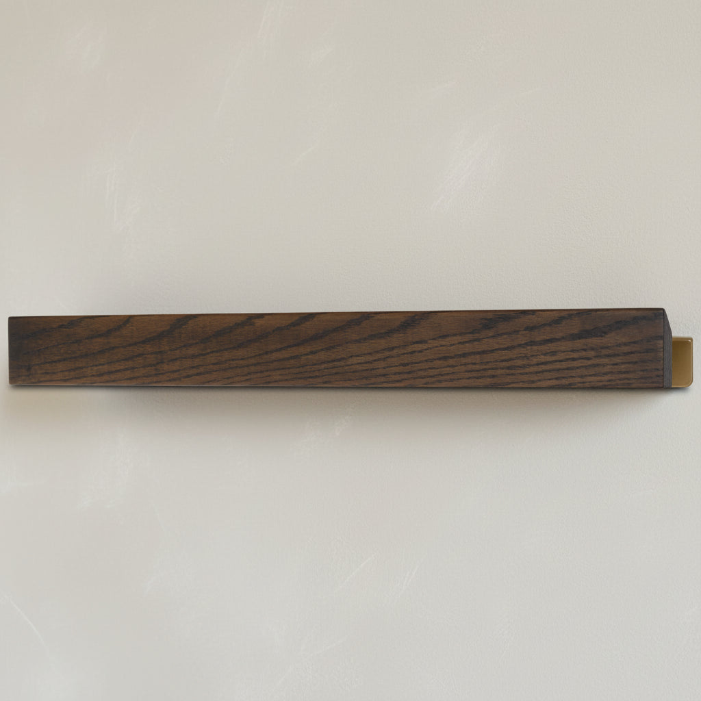 Gejst Flex Wall System - Dark Oak & Brass