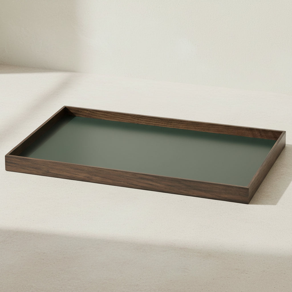 Gejst Frame tray large, smoked oak-green