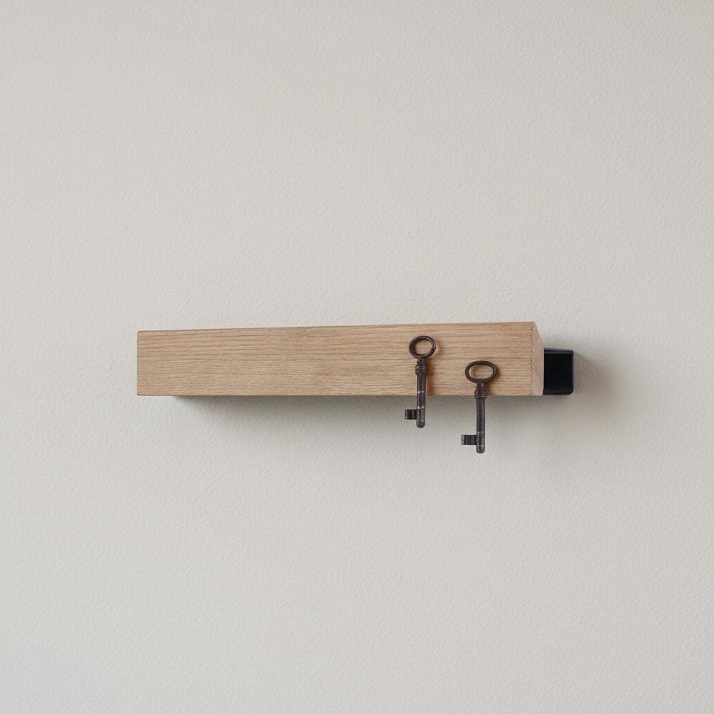 Gejst Flex System magnetic shelf short, oak/black*
