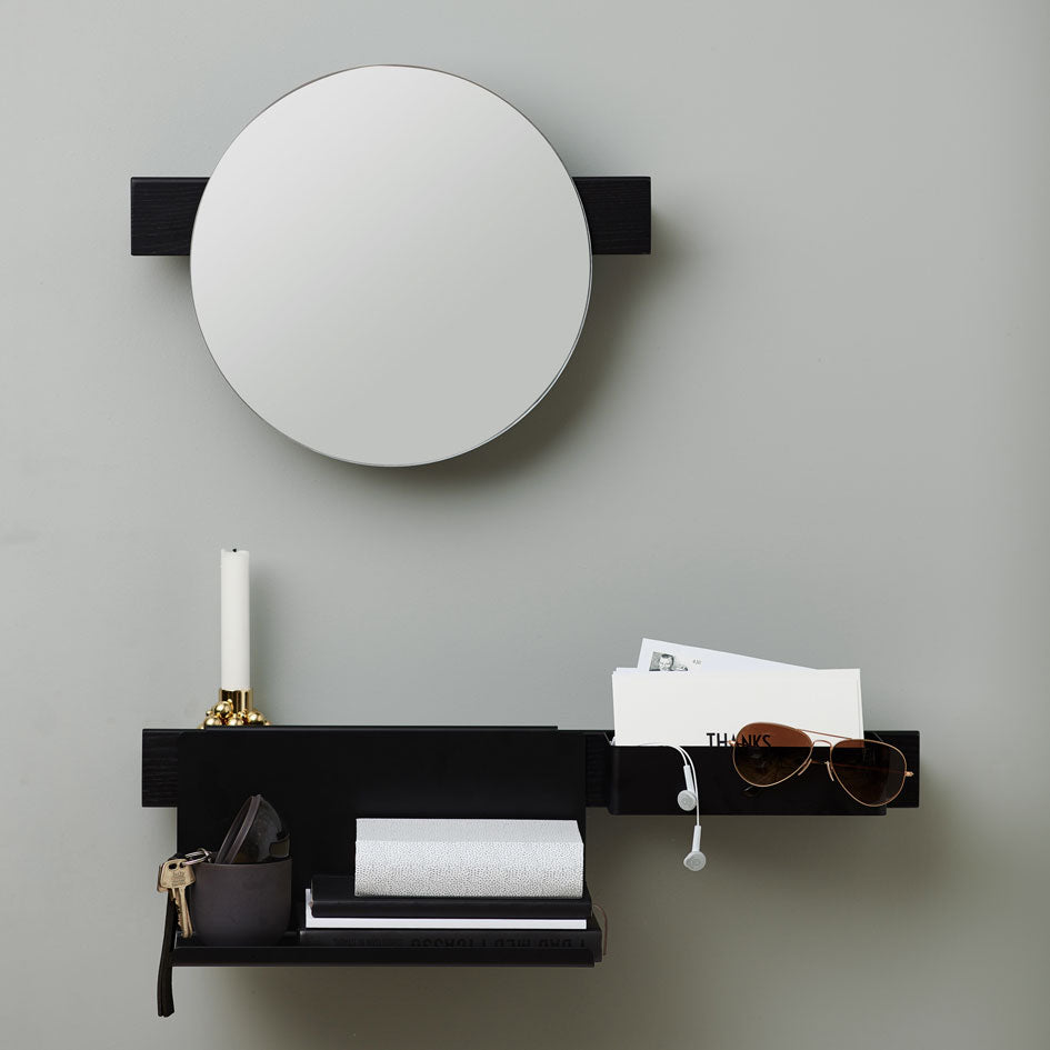 Gejst Flex System magnetic shelf long, black oak/black*
