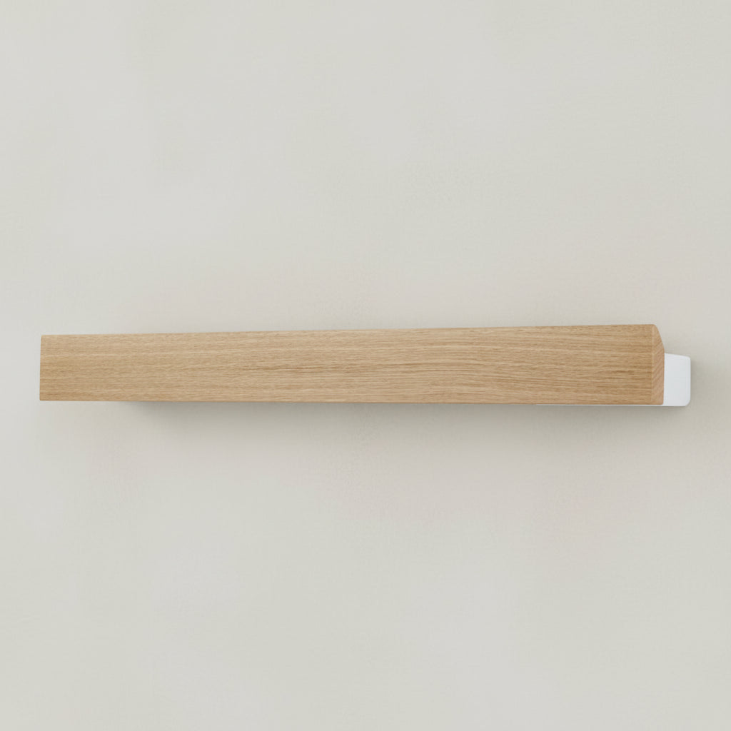 Gejst Flex System magnetic shelf long, oak/white