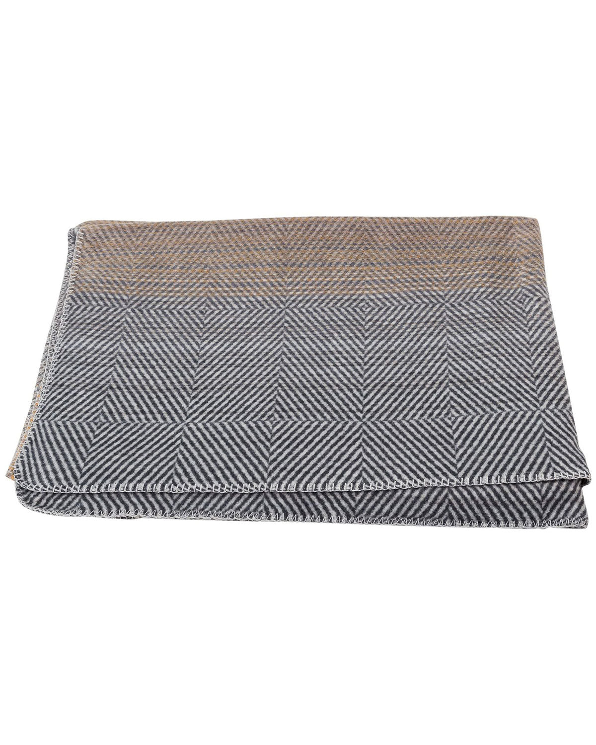 David Fussenegger Savona Cotton Throw - Gradient Herringbone