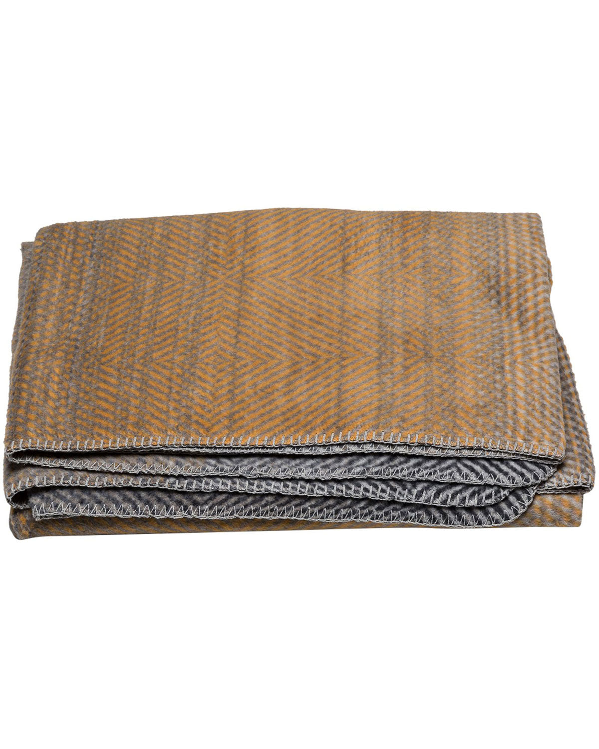 David Fussenegger Savona Cotton Throw - Gradient Herringbone