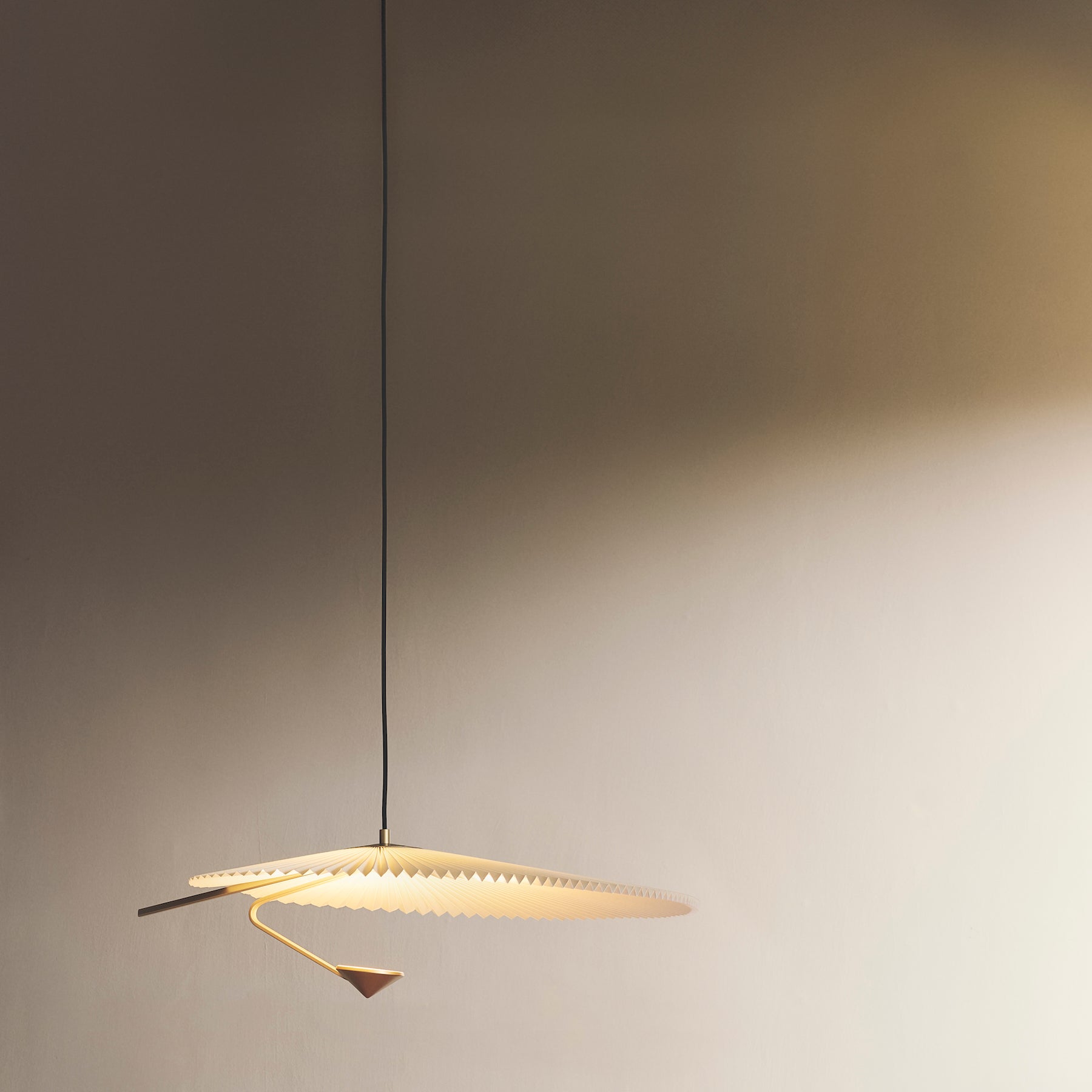 Gejst Liris Pendant Light, Brass