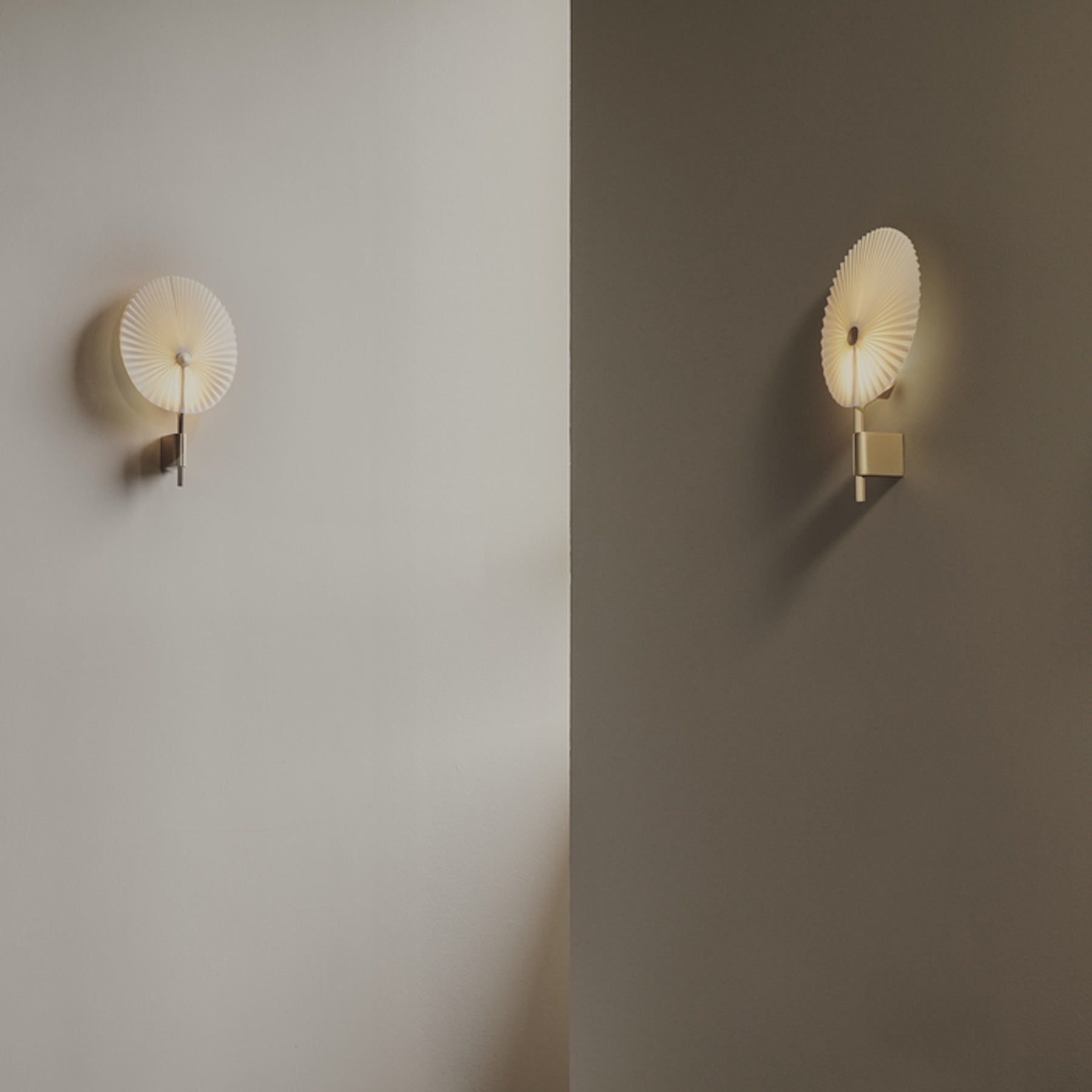 Gejst Liris Wall Sconce Light, Brass