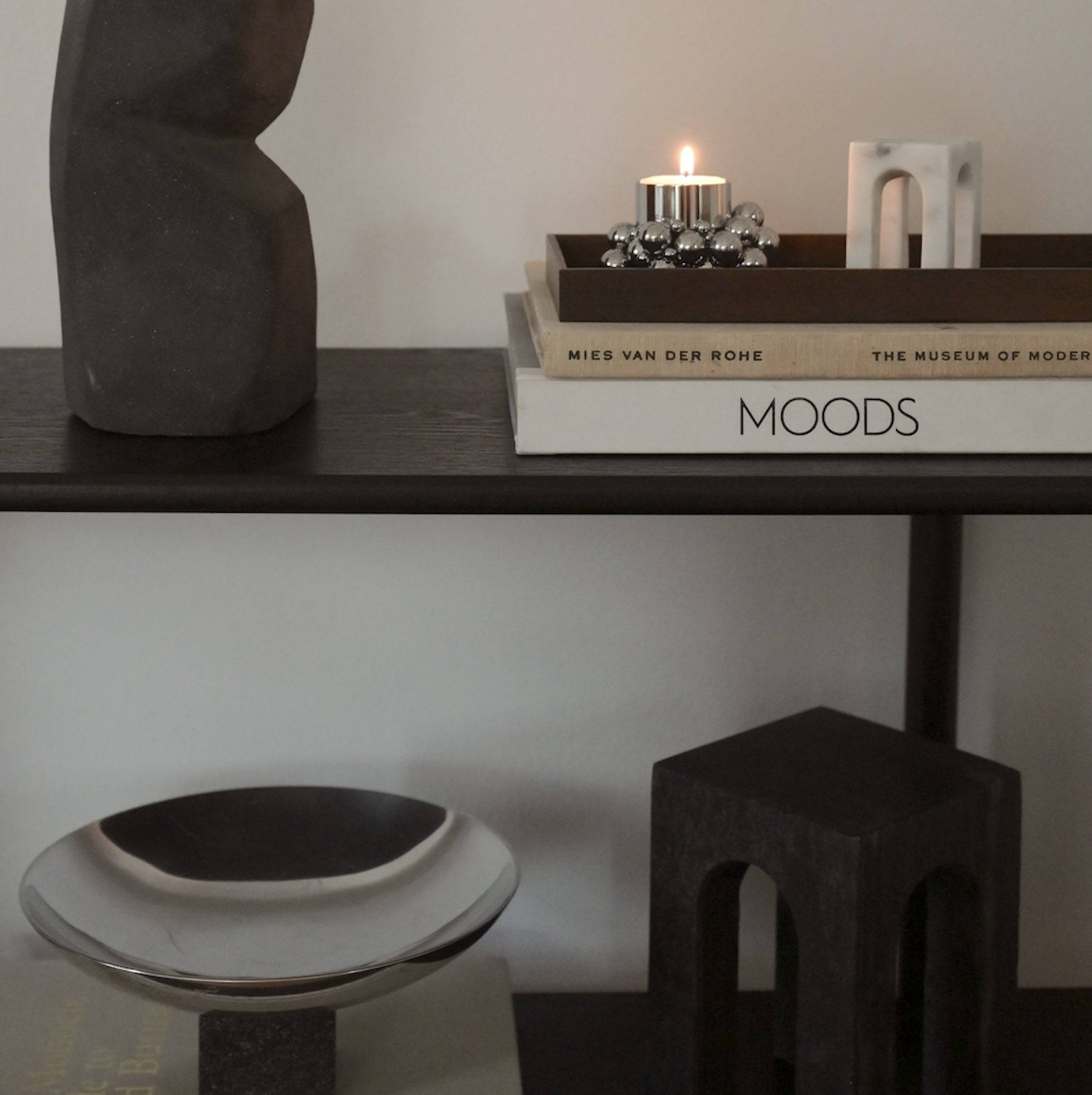 Gejst Molekyl tealight, chrome