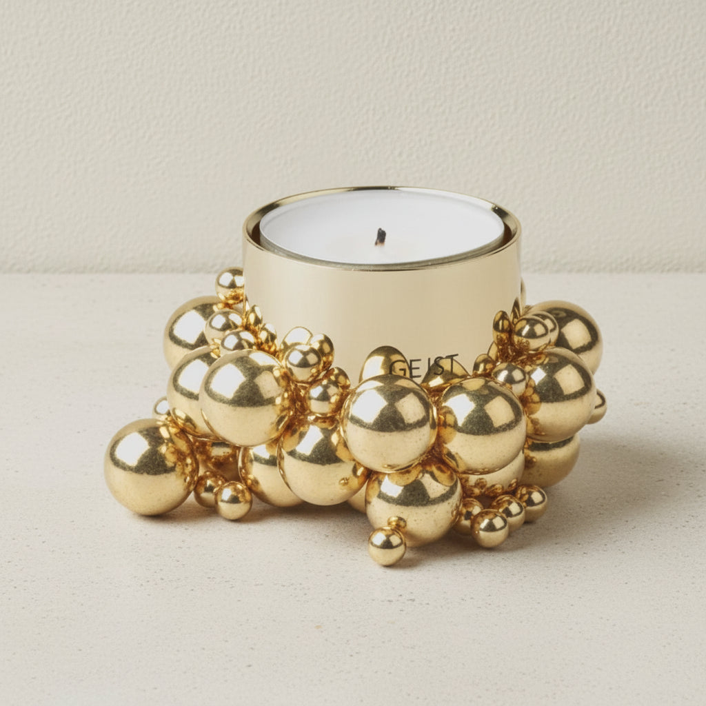 Gejst Molekyl tealight, brass