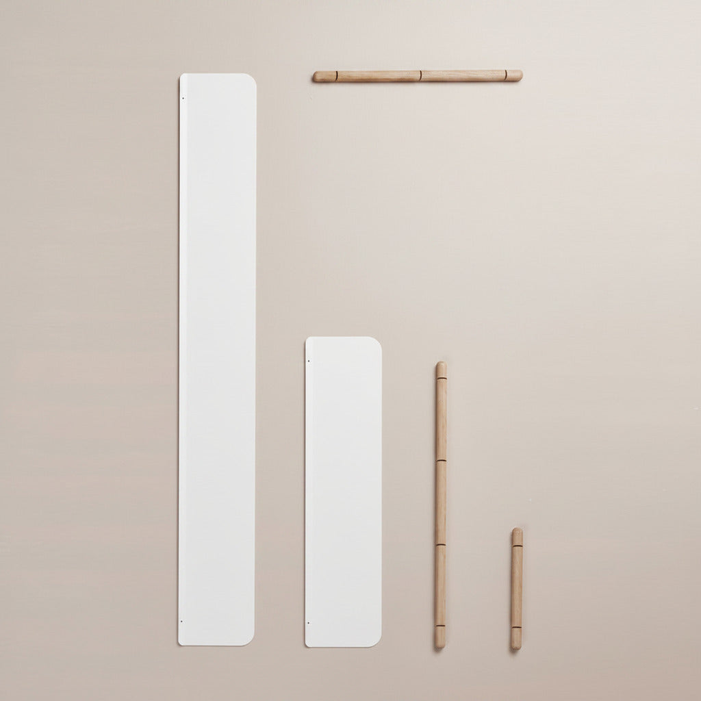 Gejst Nivo Shelf Small B - light oak/white