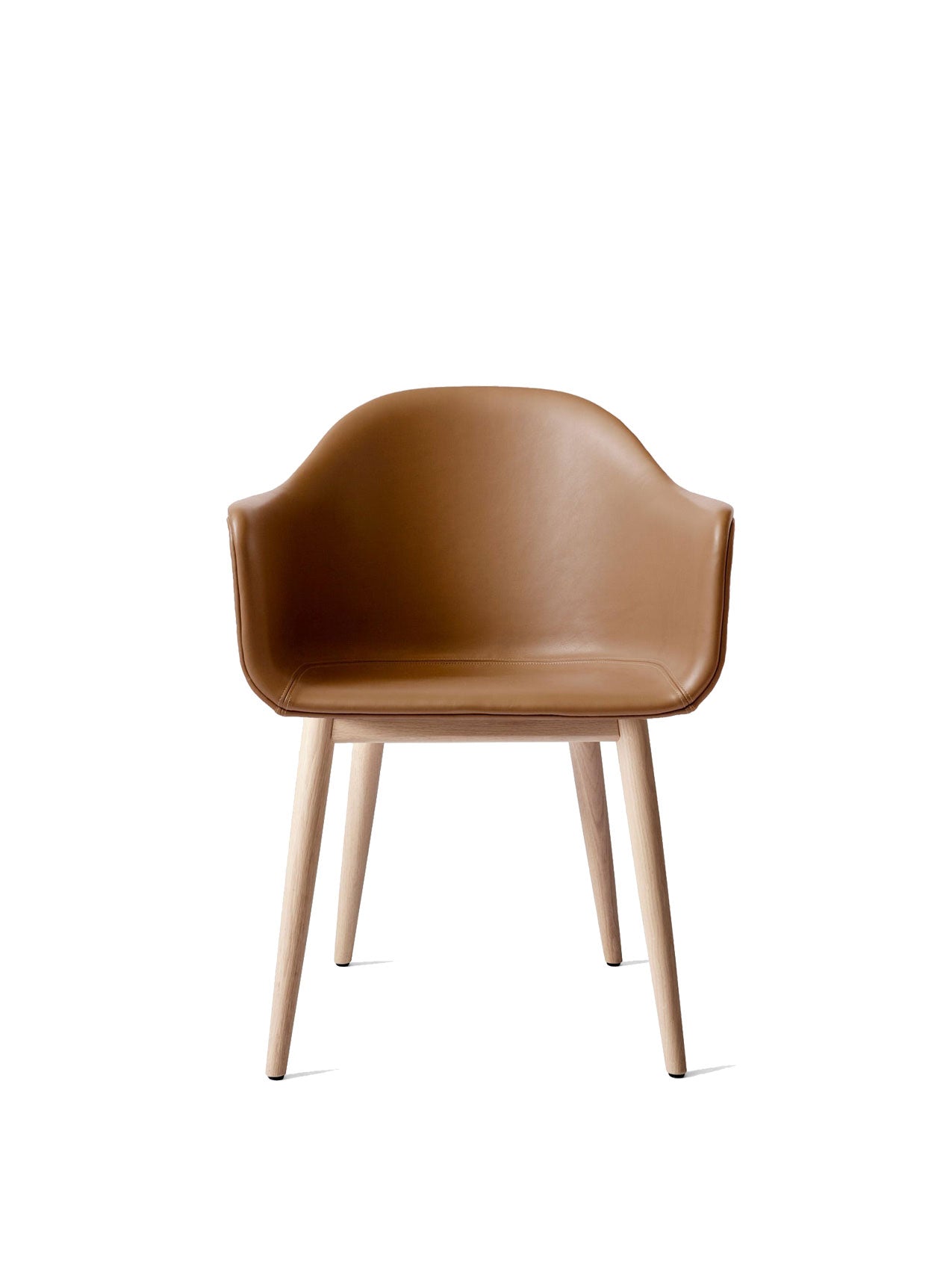 Audo Harbour Arm Chair, Dining Height, Oak Base, Upholstered