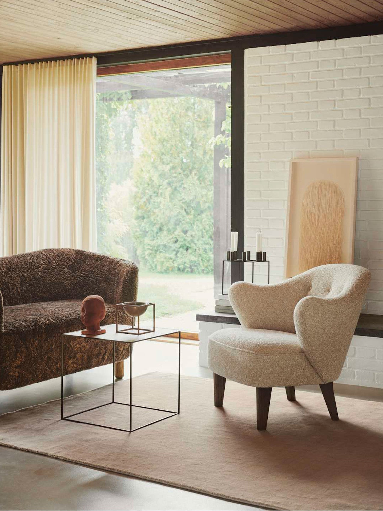 Audo Ingeborg Lounge Chair, Textile