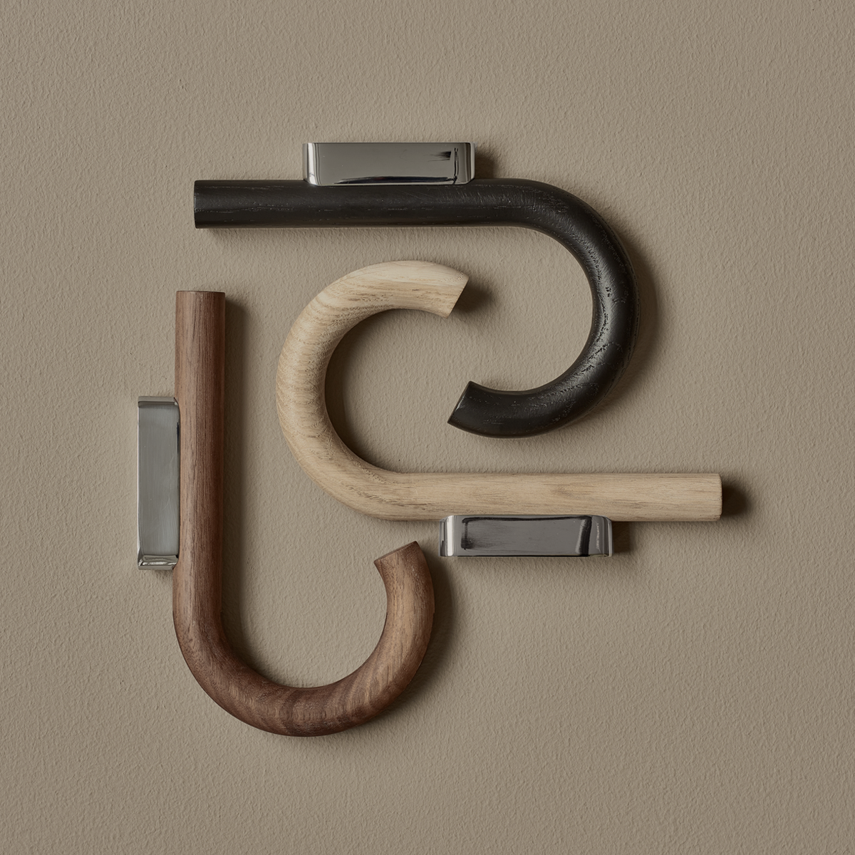 Gejst Hook Big,  black oak-chrome