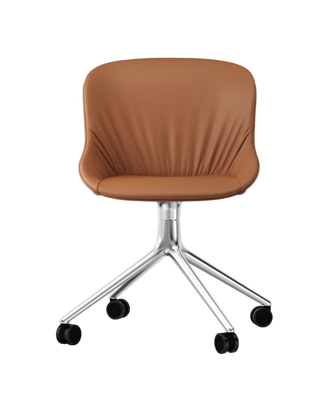 Normann Copenhagen Hyg Comfort Chair - 4W Swivel Base - Fully Upholstered