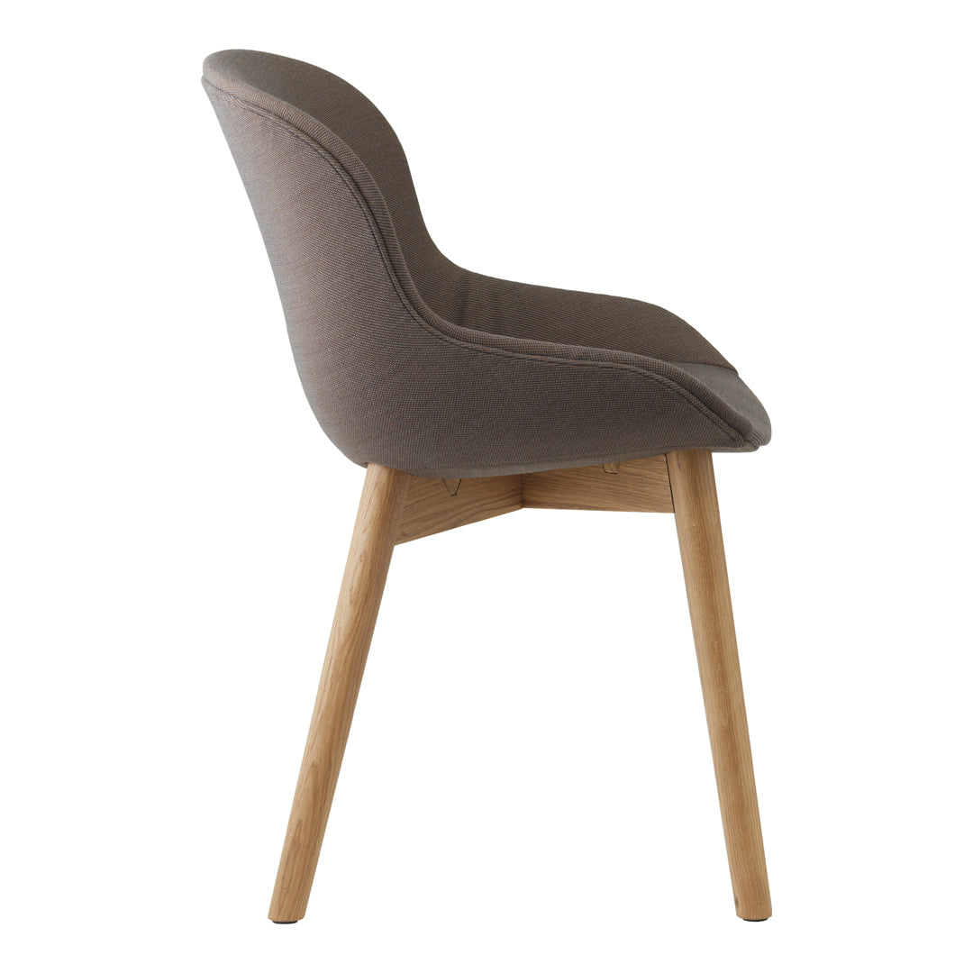 Normann Copenhagen Hyg Comfort Chair - Full Upholstery Wooden Legs