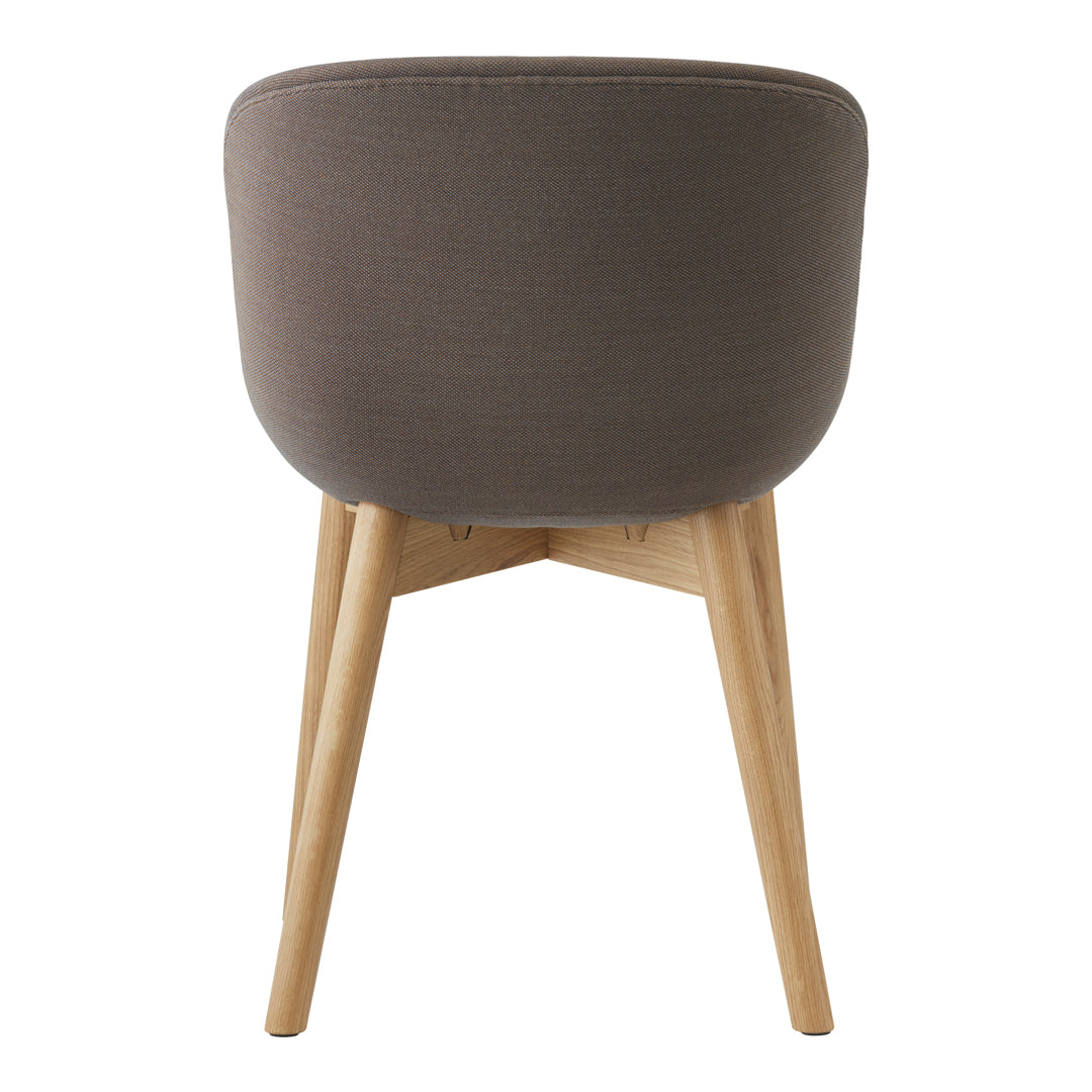 Normann Copenhagen Hyg Comfort Chair - Full Upholstery Wooden Legs