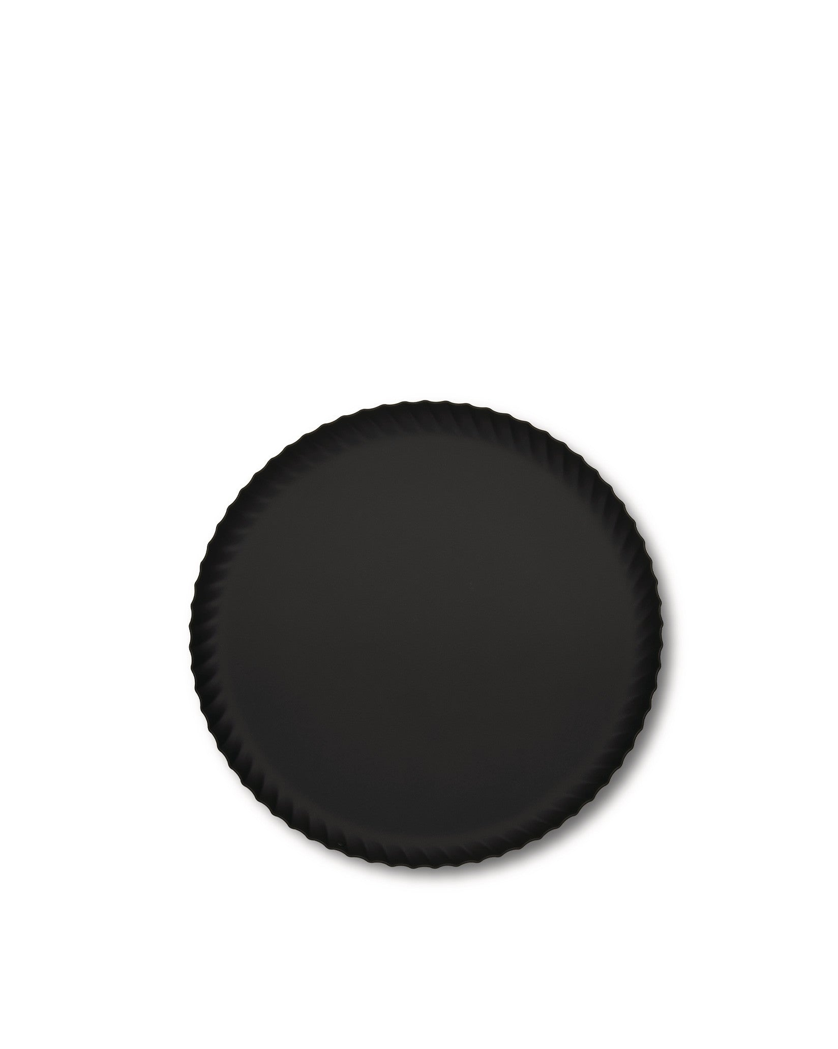 Alessi Pleats Round Tray Black