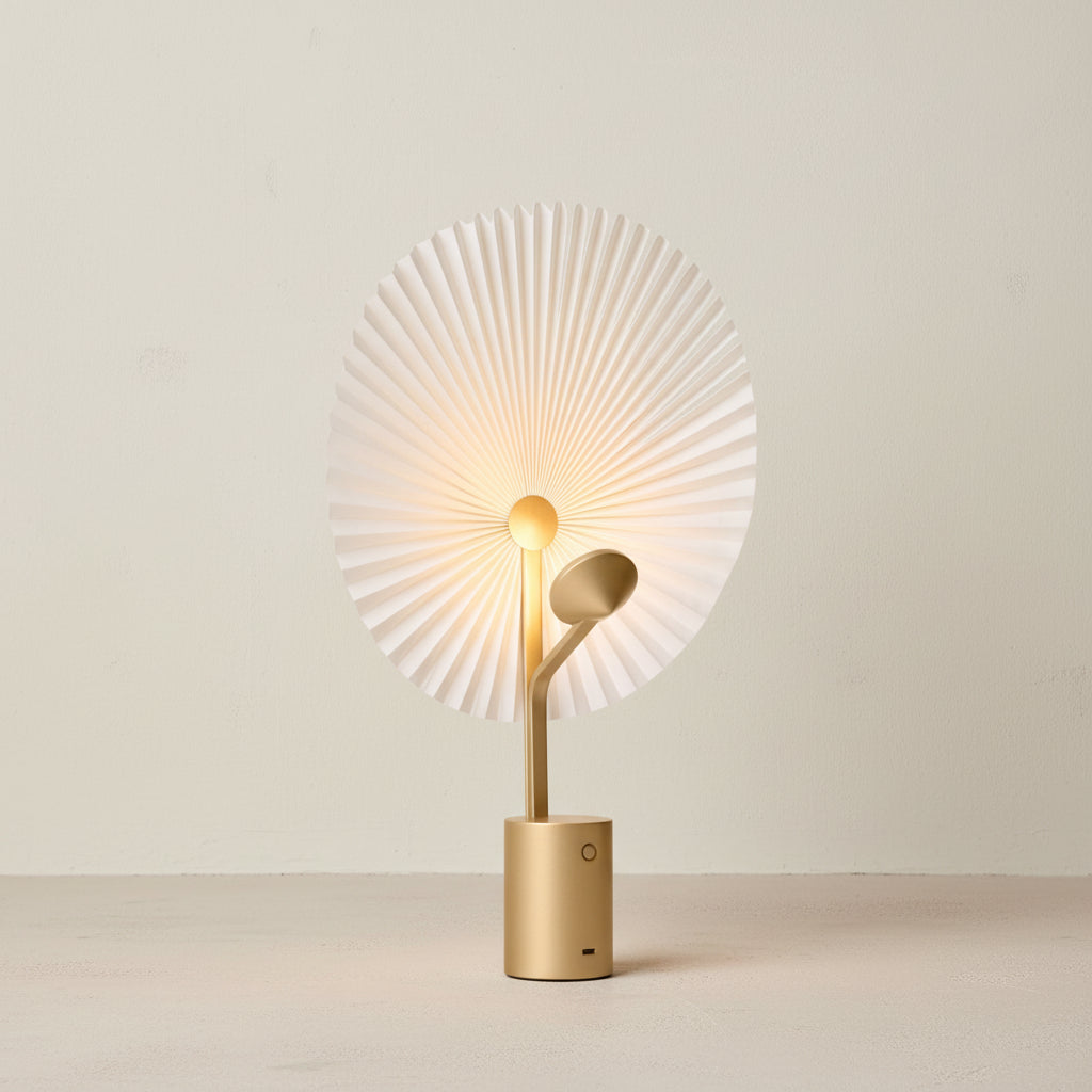 Gejst Liris Portable Table Lamp, Brass