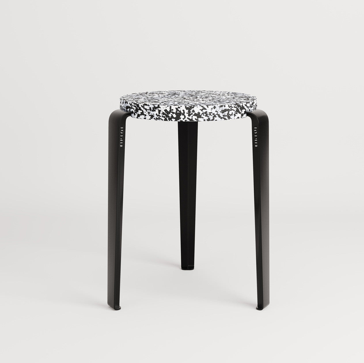 TIPTOE LOU stool - Macchiato recycled plastic