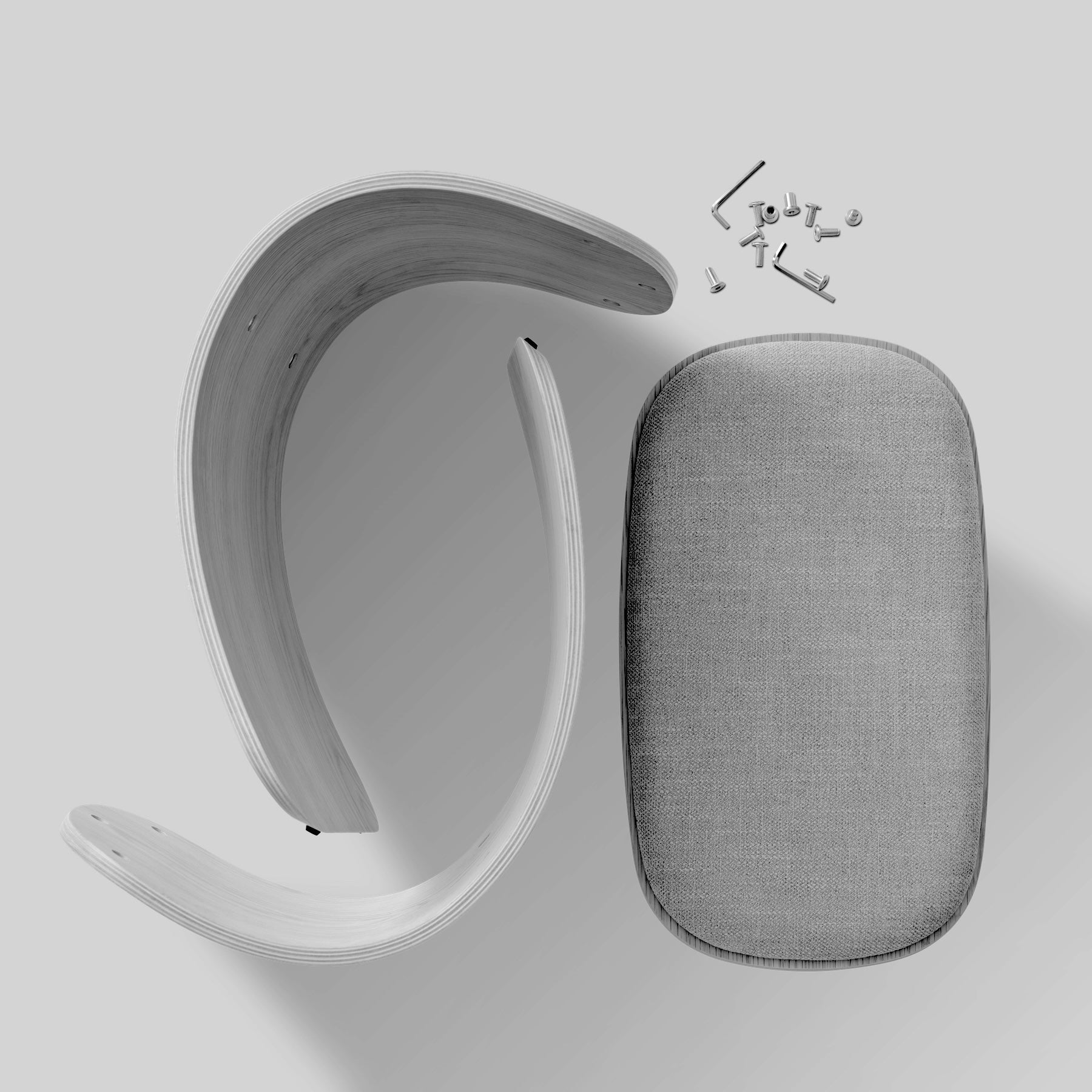Gejst Luno Stool Dark Oak/ Dark Beige Seat