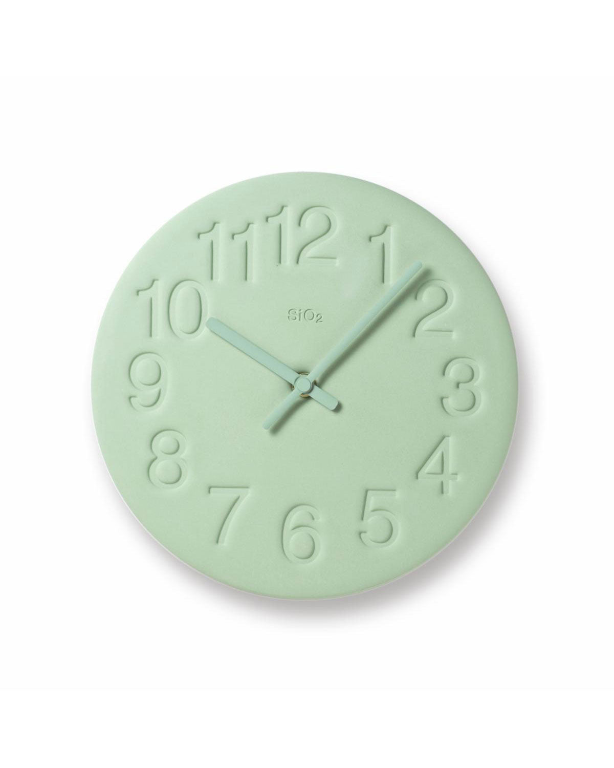 Lemnos Diatomaceous Earth Clock - Green