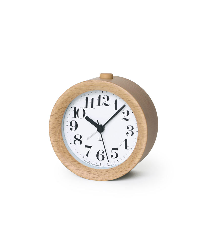 Lemnos Riki Alarm Clock Natural