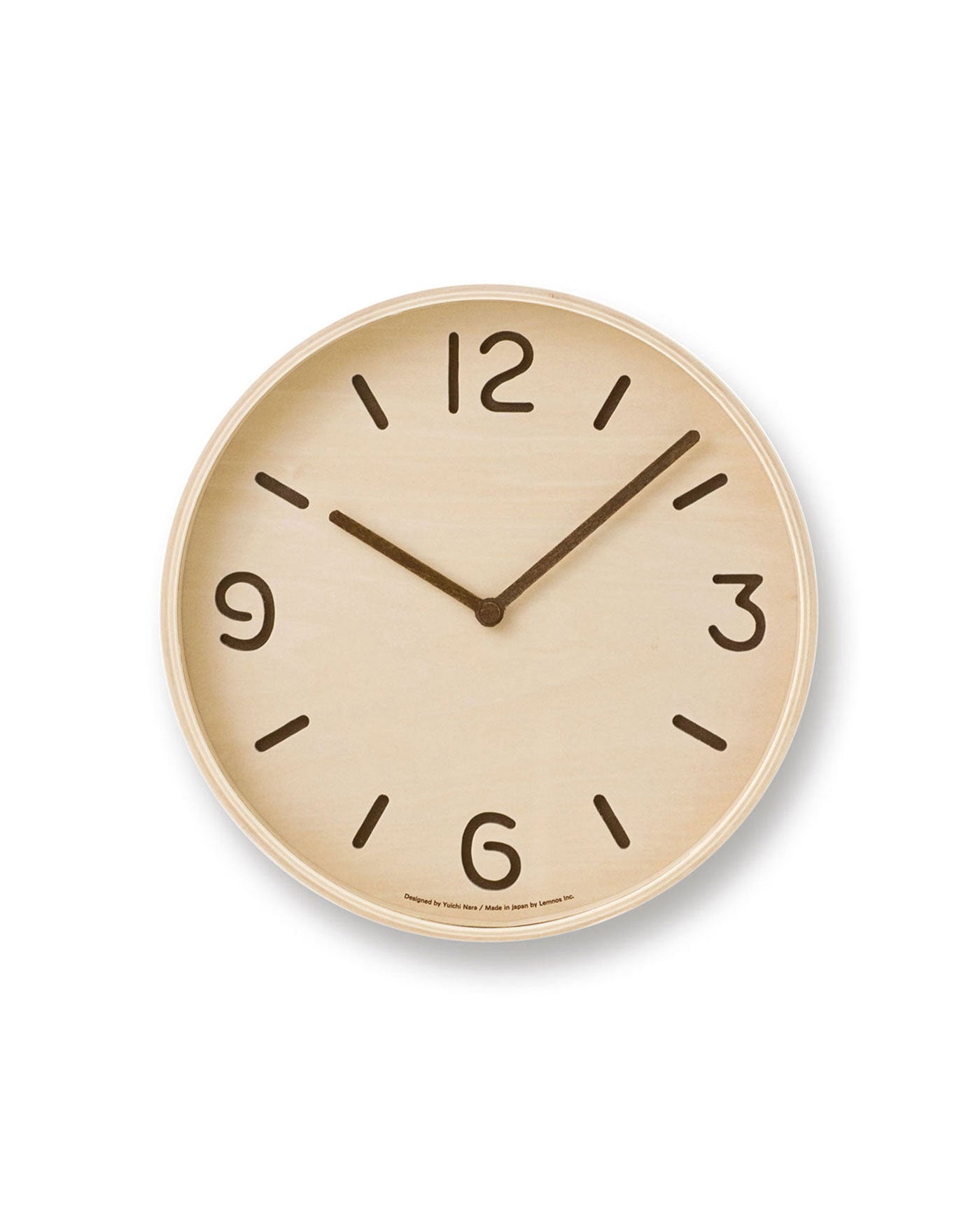 Lemnos Thomson Clock - Natural – 313 Design Market