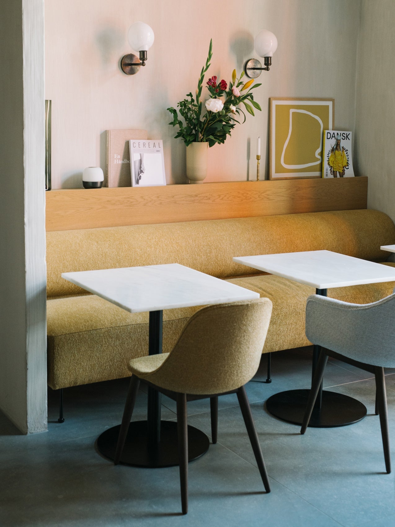Audo Harbour Side Chair, Dining Height, Upholstered
