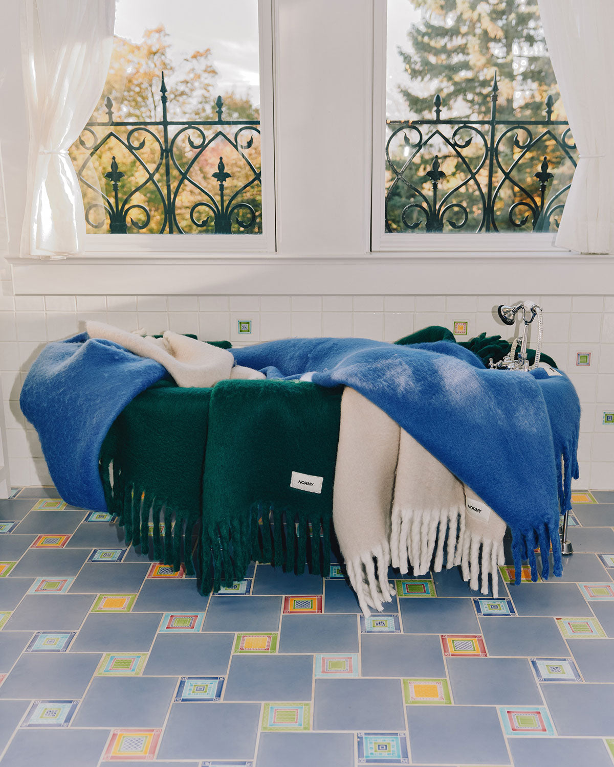 Normy Faux Mohair Blanket