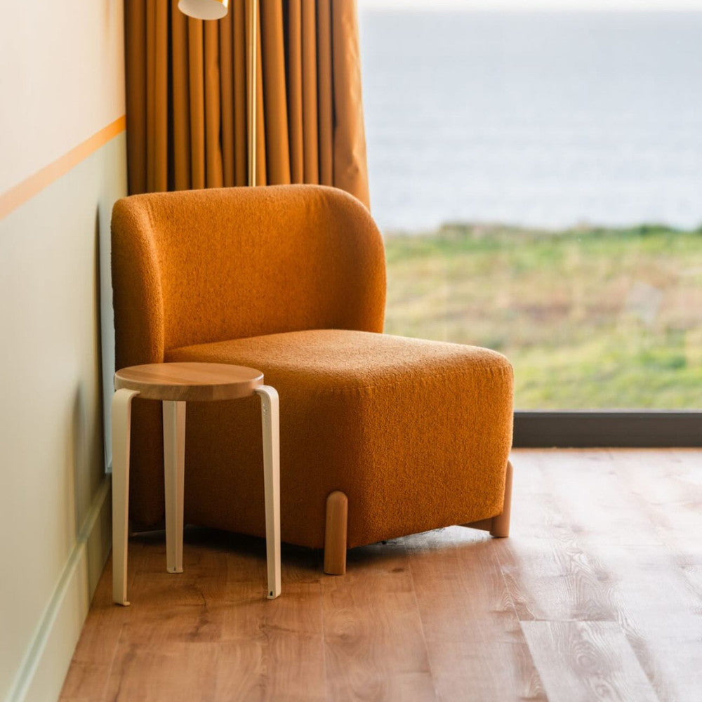 TIPTOE LOU stool - solid oak