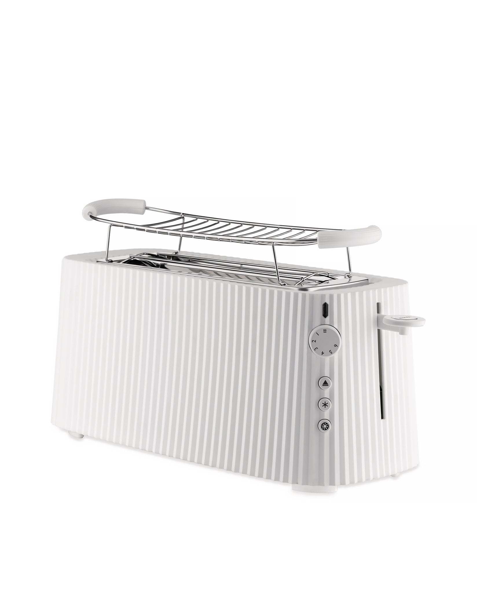 Alessi Plissé Long Double Compartment Toaster